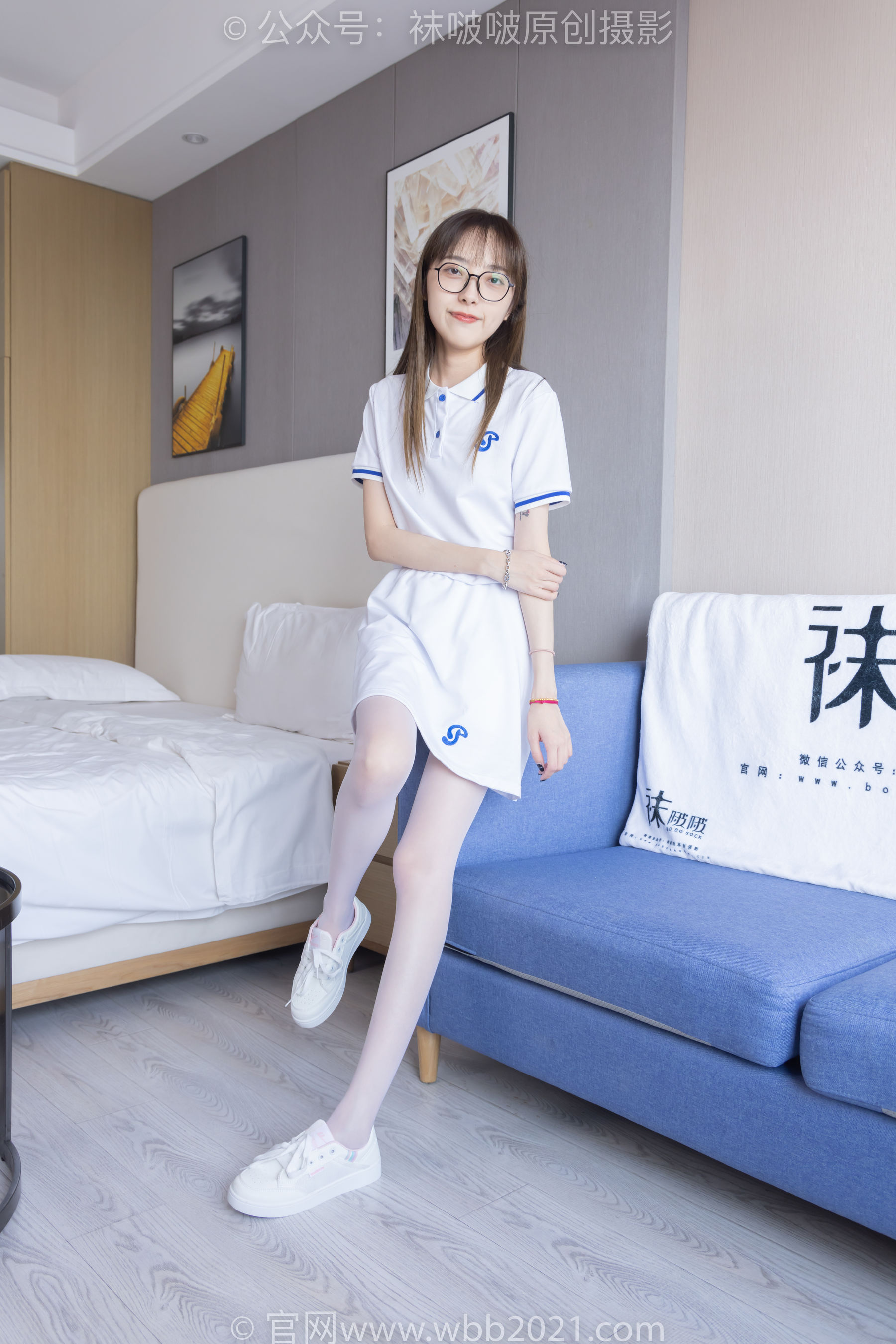 BoBoSocks袜啵啵 No.344 稚予 -板鞋、平底鞋、白丝