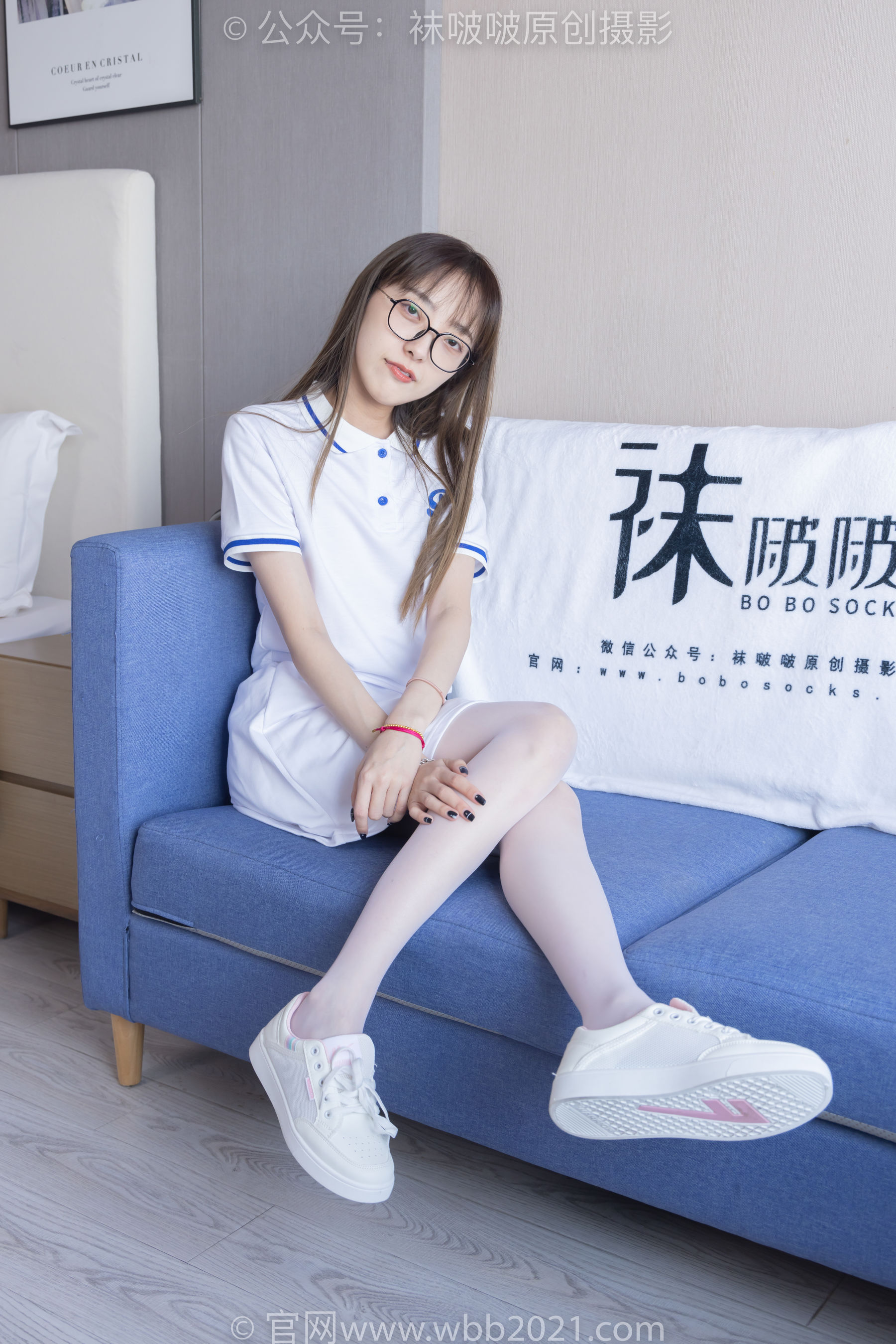 BoBoSocks袜啵啵 No.344 稚予 -板鞋、平底鞋、白丝