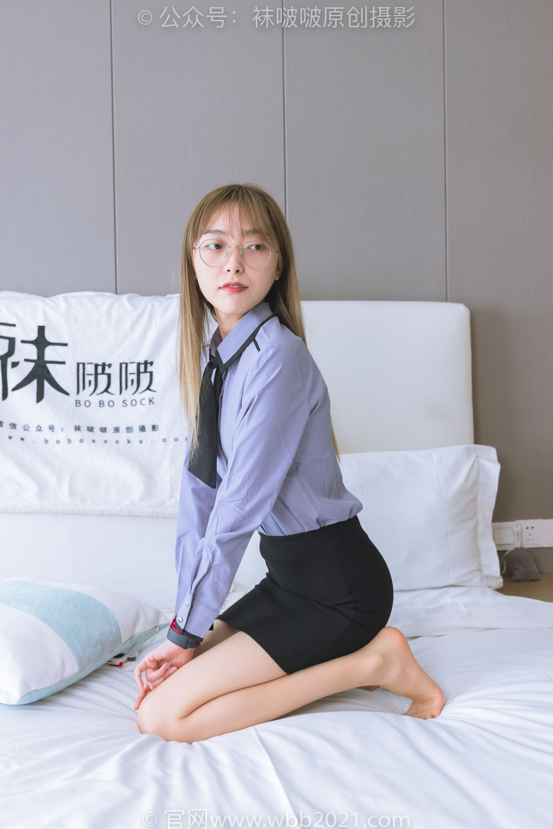 BoBoSocks袜啵啵 No.349 稚予 -平底鞋、高跟凉鞋、肉丝、黑丝、黑色美甲