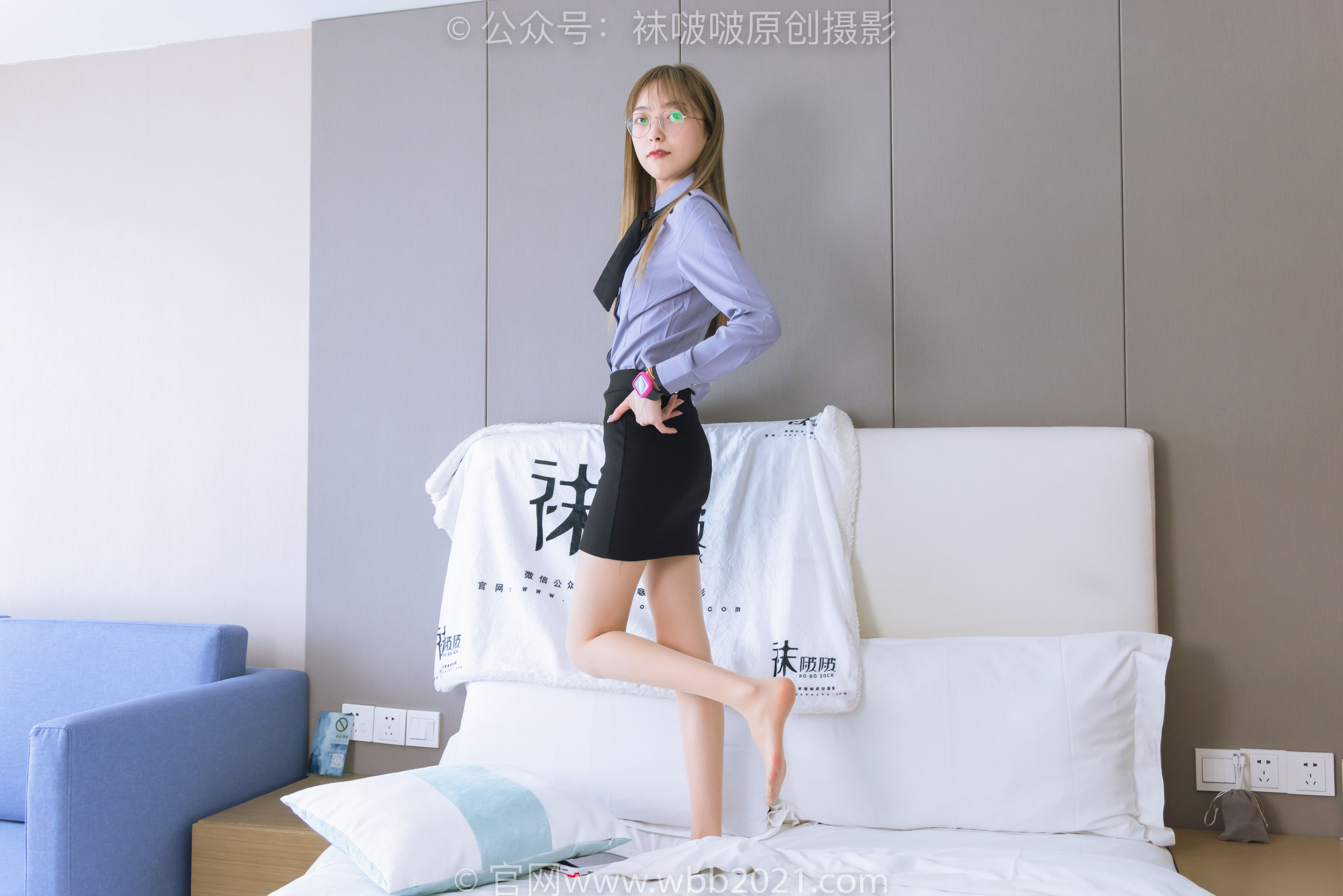 BoBoSocks袜啵啵 No.349 稚予 -平底鞋、高跟凉鞋、肉丝、黑丝、黑色美甲
