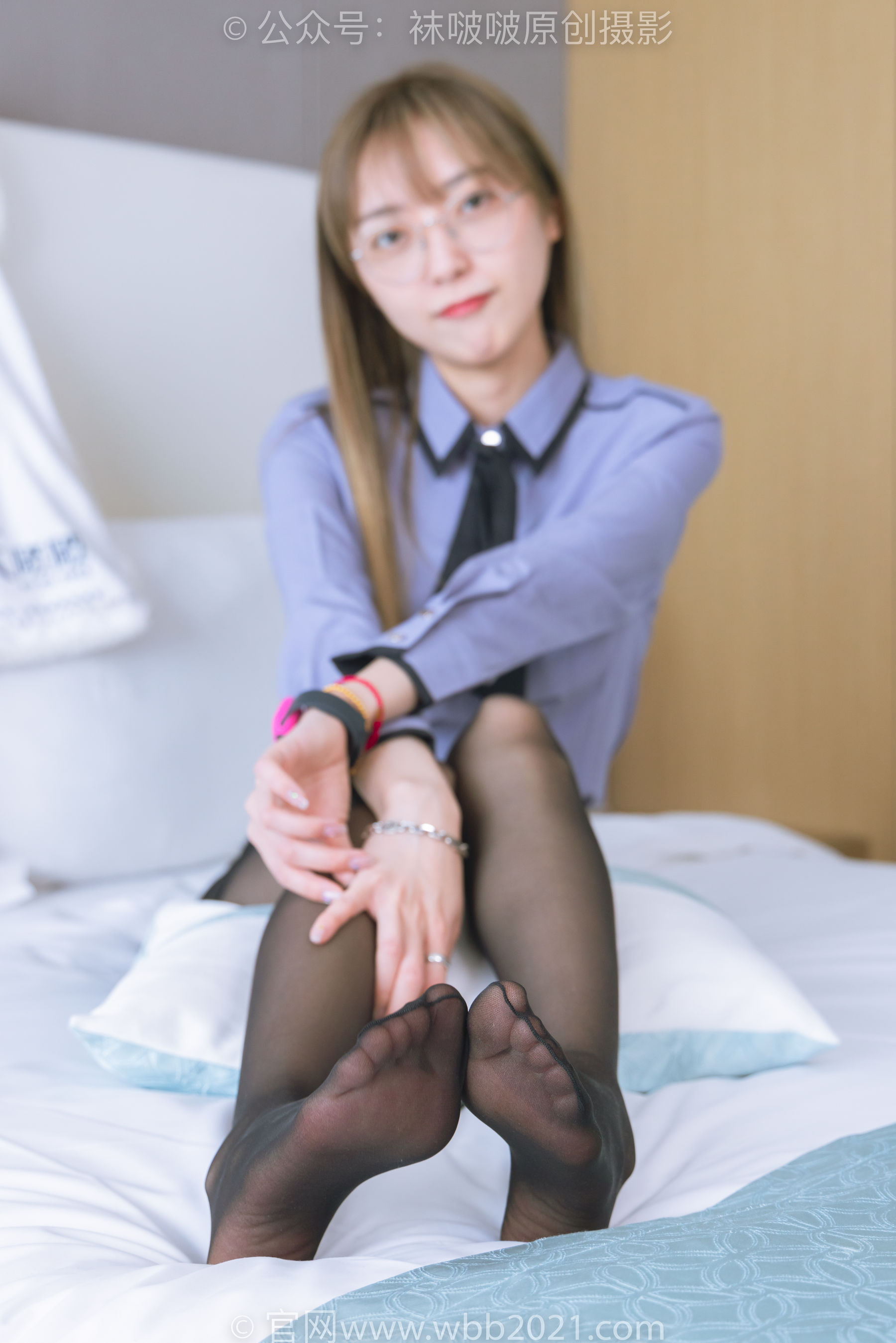 BoBoSocks袜啵啵 No.349 稚予 -平底鞋、高跟凉鞋、肉丝、黑丝、黑色美甲