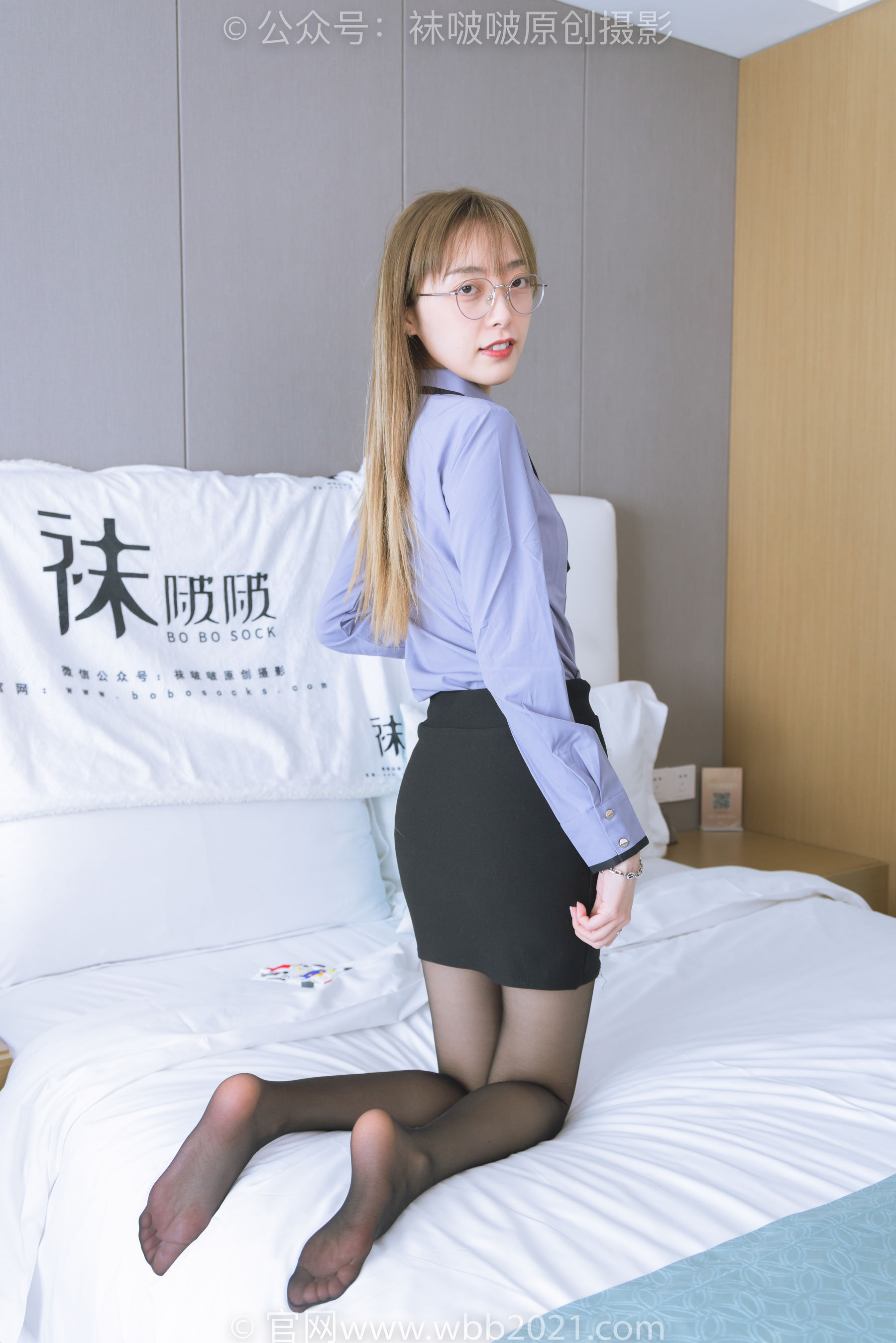 BoBoSocks袜啵啵 No.349 稚予 -平底鞋、高跟凉鞋、肉丝、黑丝、黑色美甲