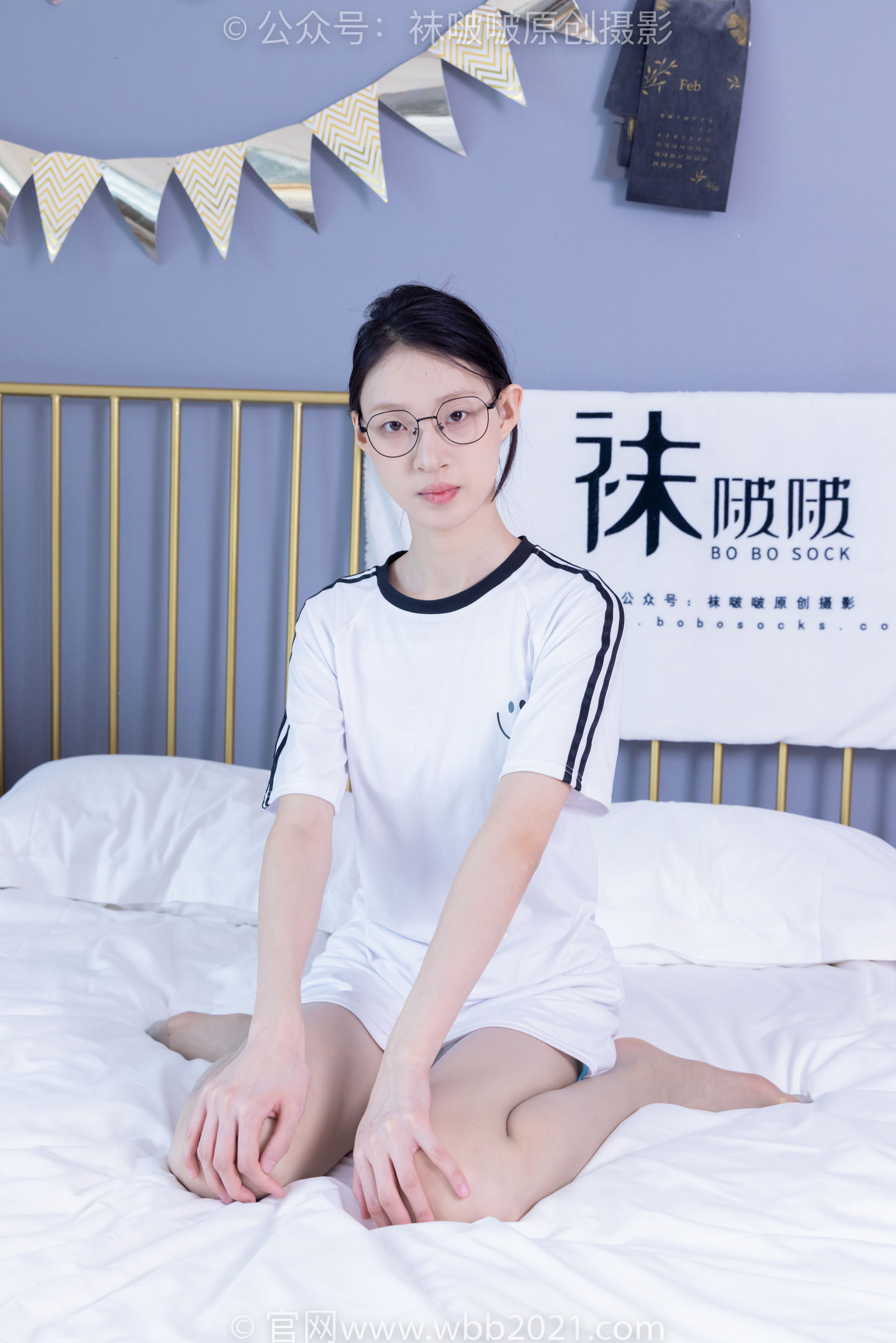 BoBoSocks袜啵啵 No.350 雪糕 -板鞋、灰丝