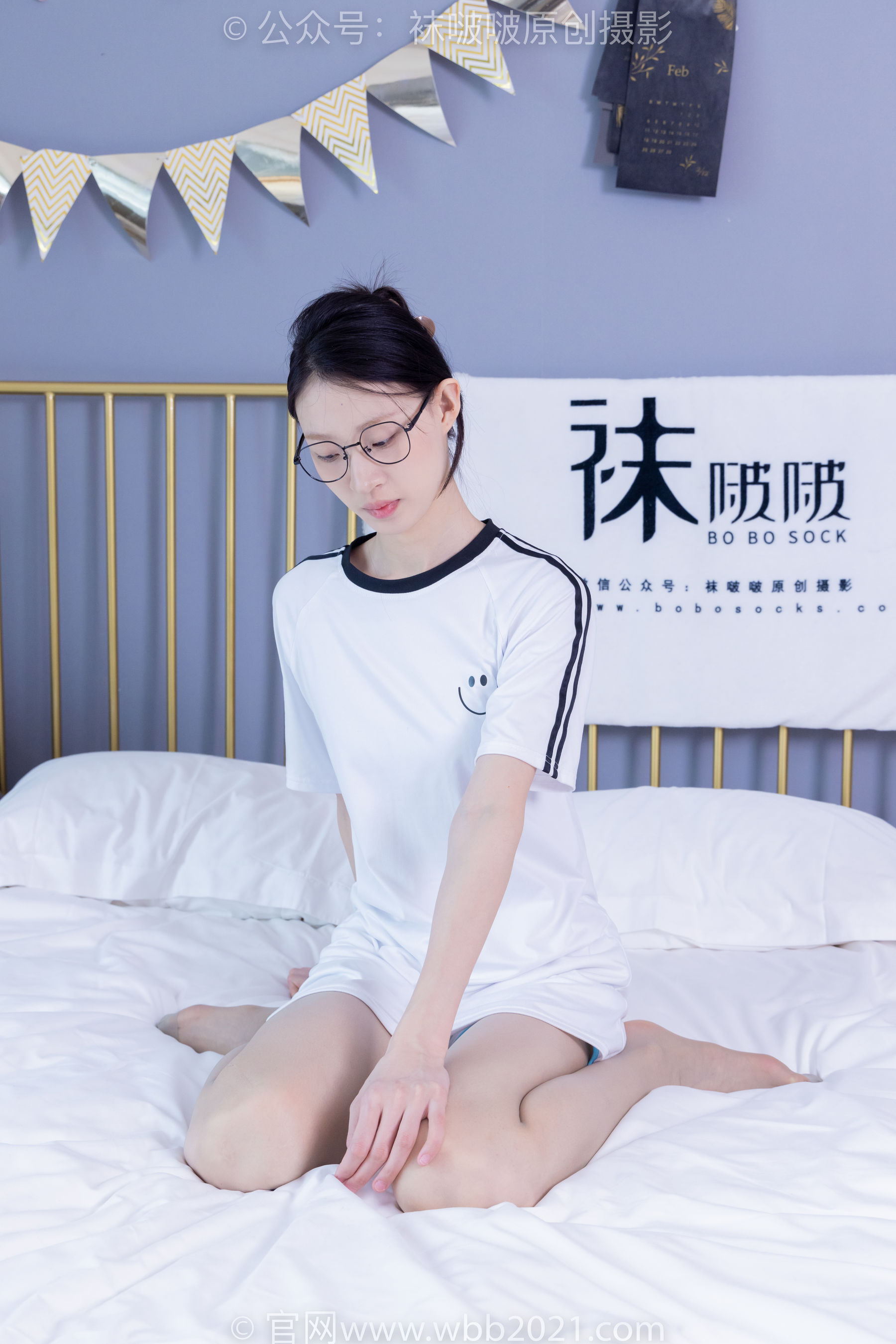 BoBoSocks袜啵啵 No.350 雪糕 -板鞋、灰丝