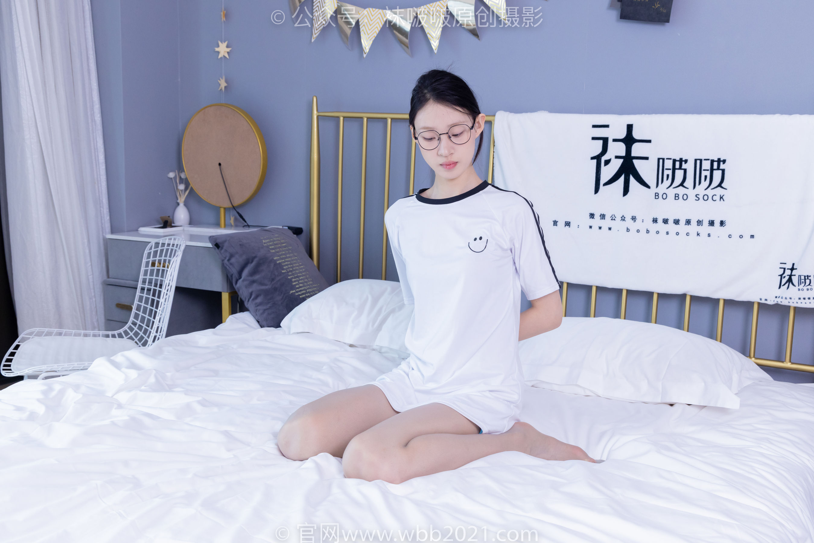 BoBoSocks袜啵啵 No.350 雪糕 -板鞋、灰丝