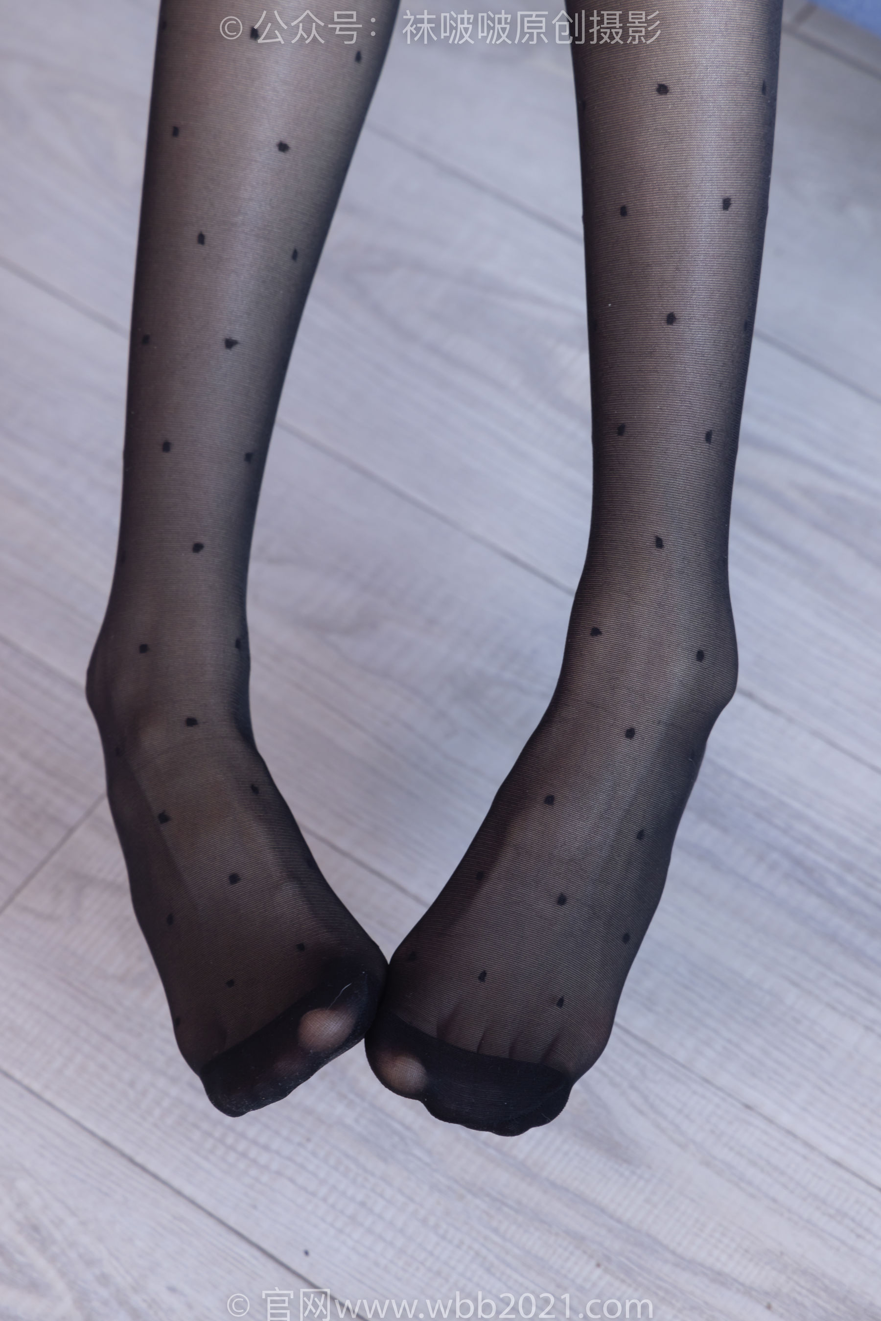 BoBoSocks袜啵啵 No.352 稚予 -短靴、波点黑丝