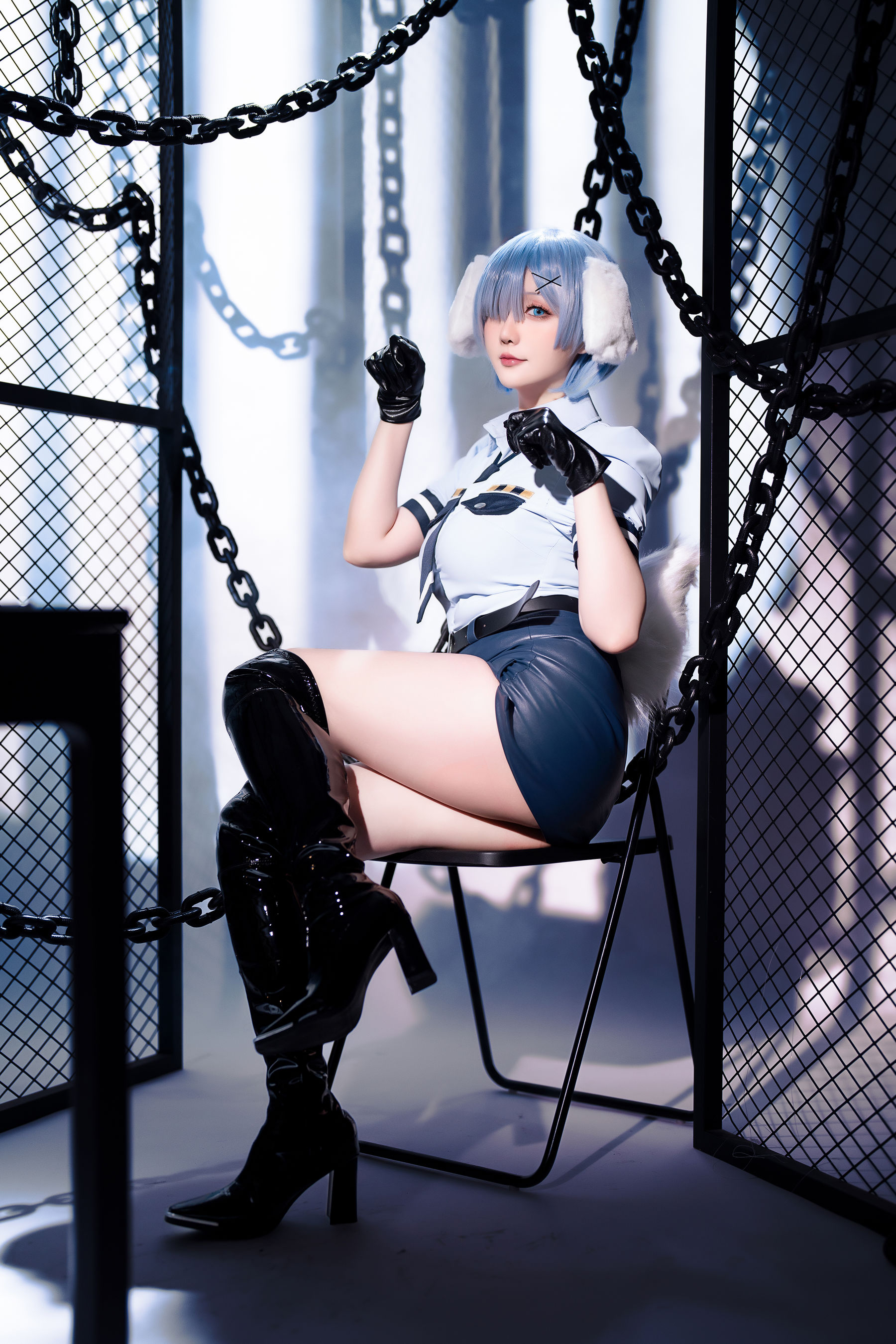 Coser小姐姐 星之迟迟 - RE0 蕾姆 狗耳警官