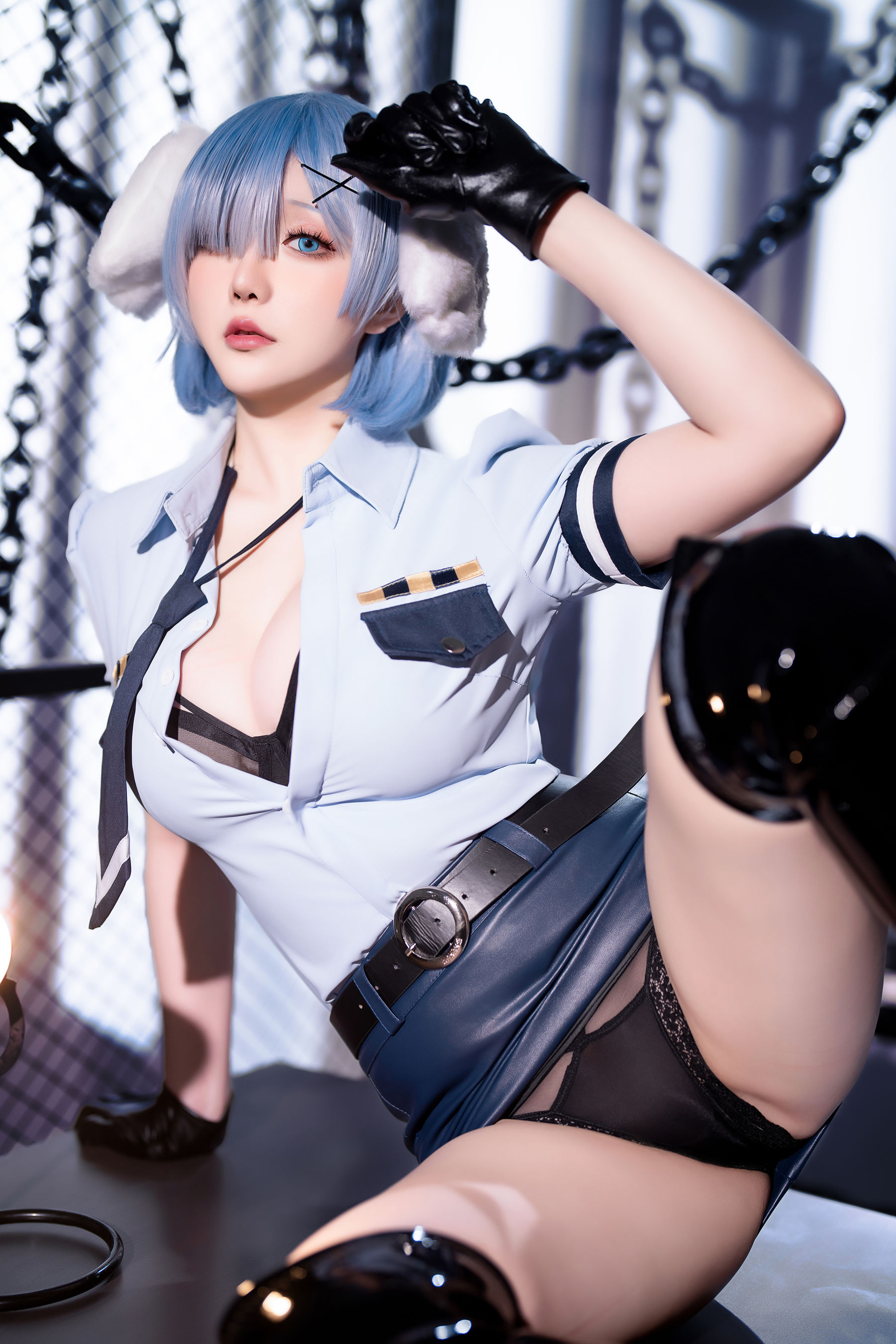 Coser小姐姐 星之迟迟 - RE0 蕾姆 狗耳警官