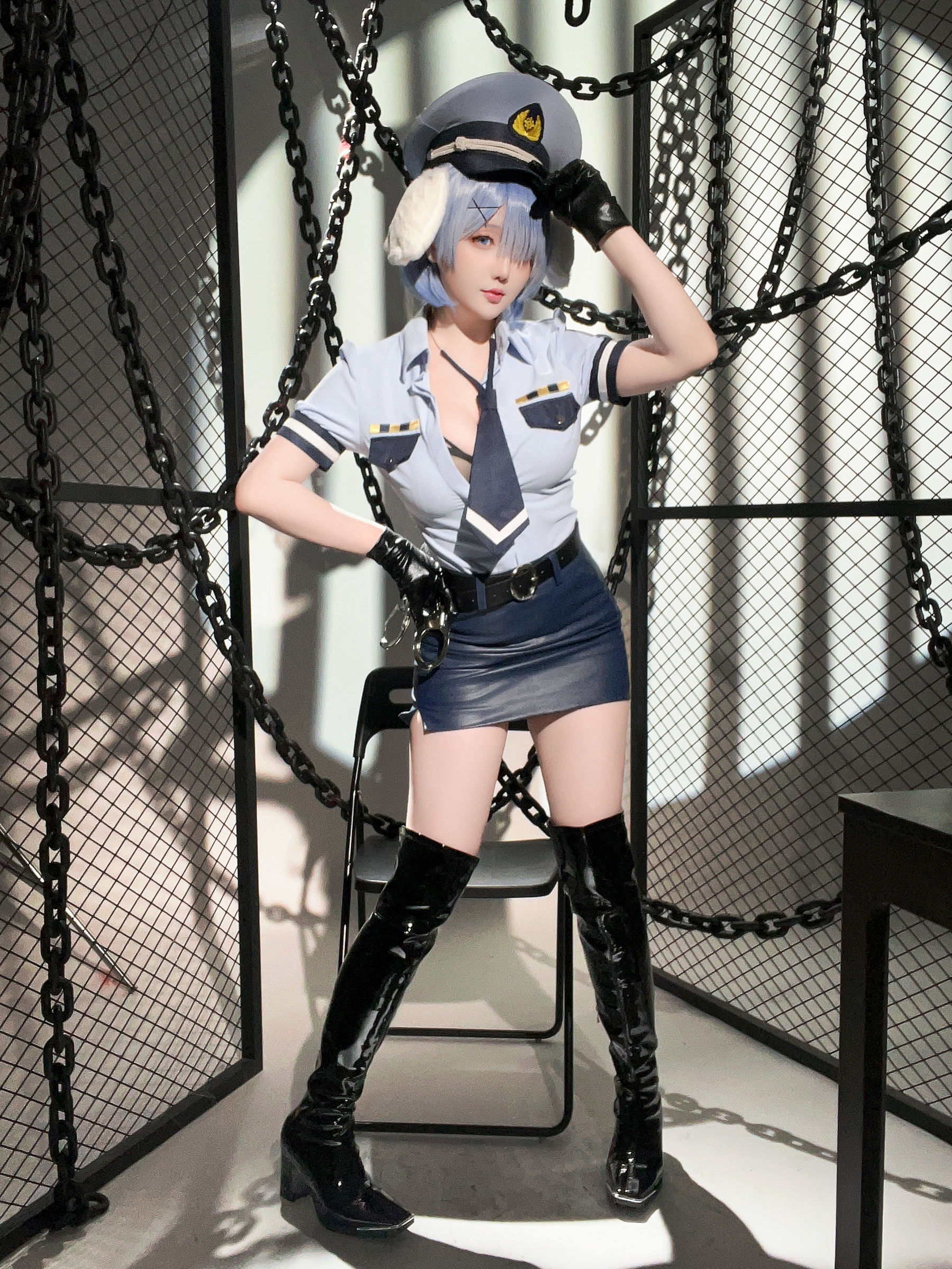 Coser小姐姐 星之迟迟 - RE0 蕾姆 狗耳警官
