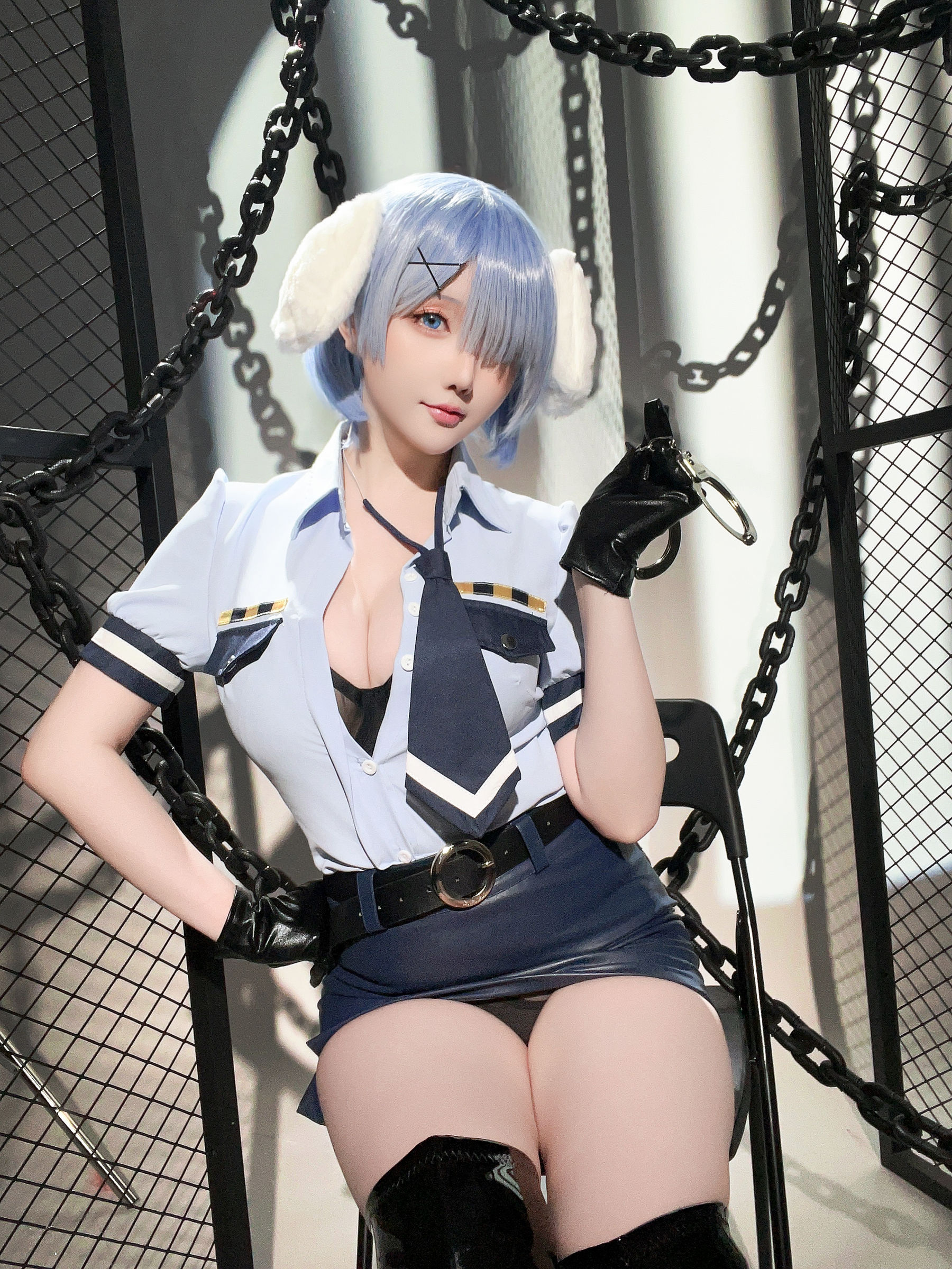 Coser小姐姐 星之迟迟 - RE0 蕾姆 狗耳警官
