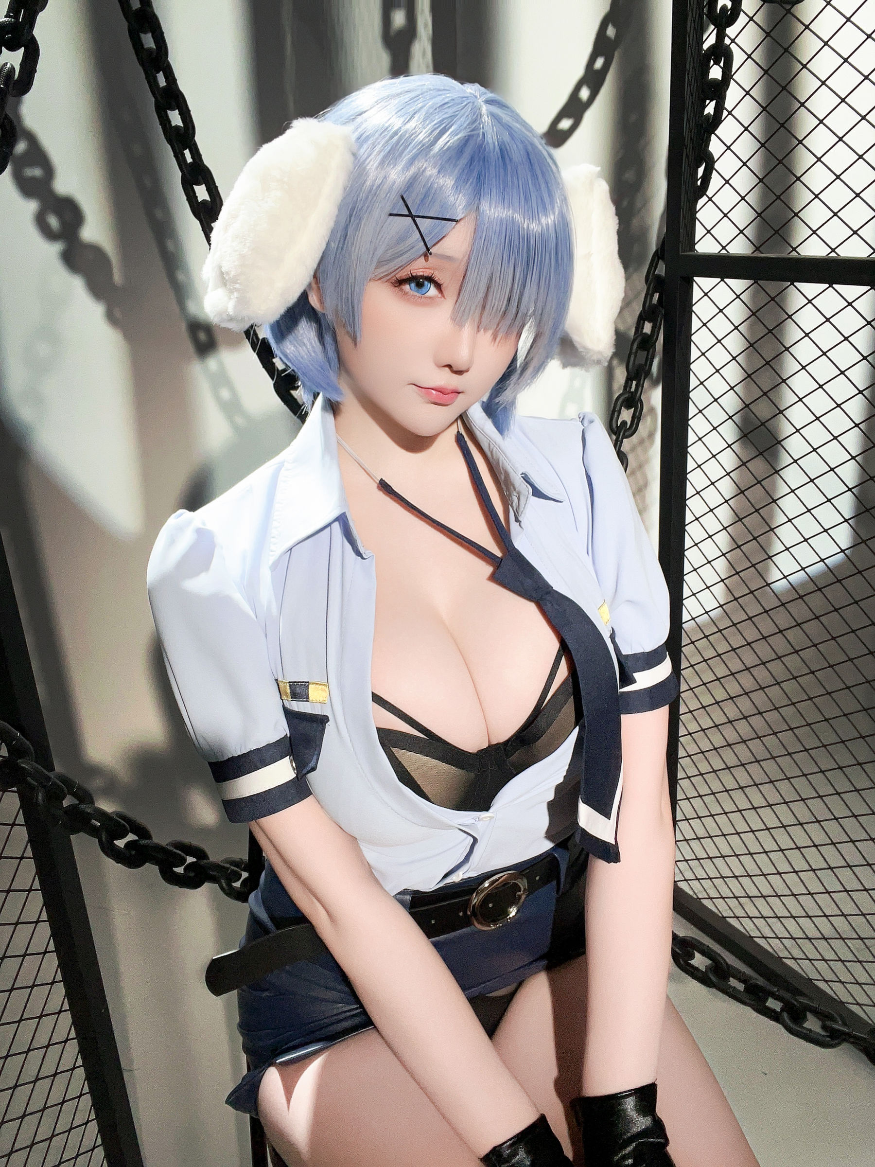 Coser小姐姐 星之迟迟 - RE0 蕾姆 狗耳警官