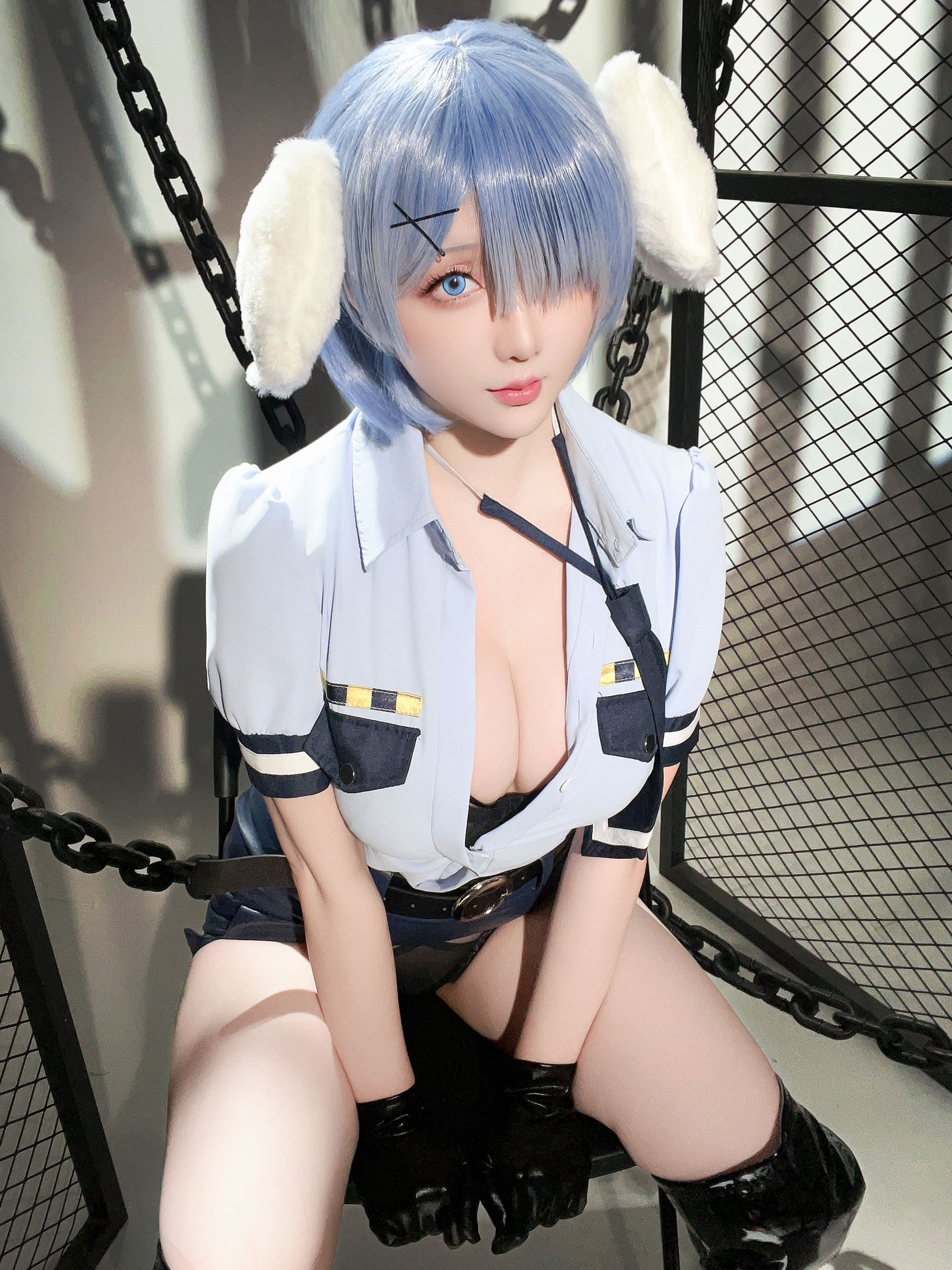 Coser小姐姐 星之迟迟 - RE0 蕾姆 狗耳警官