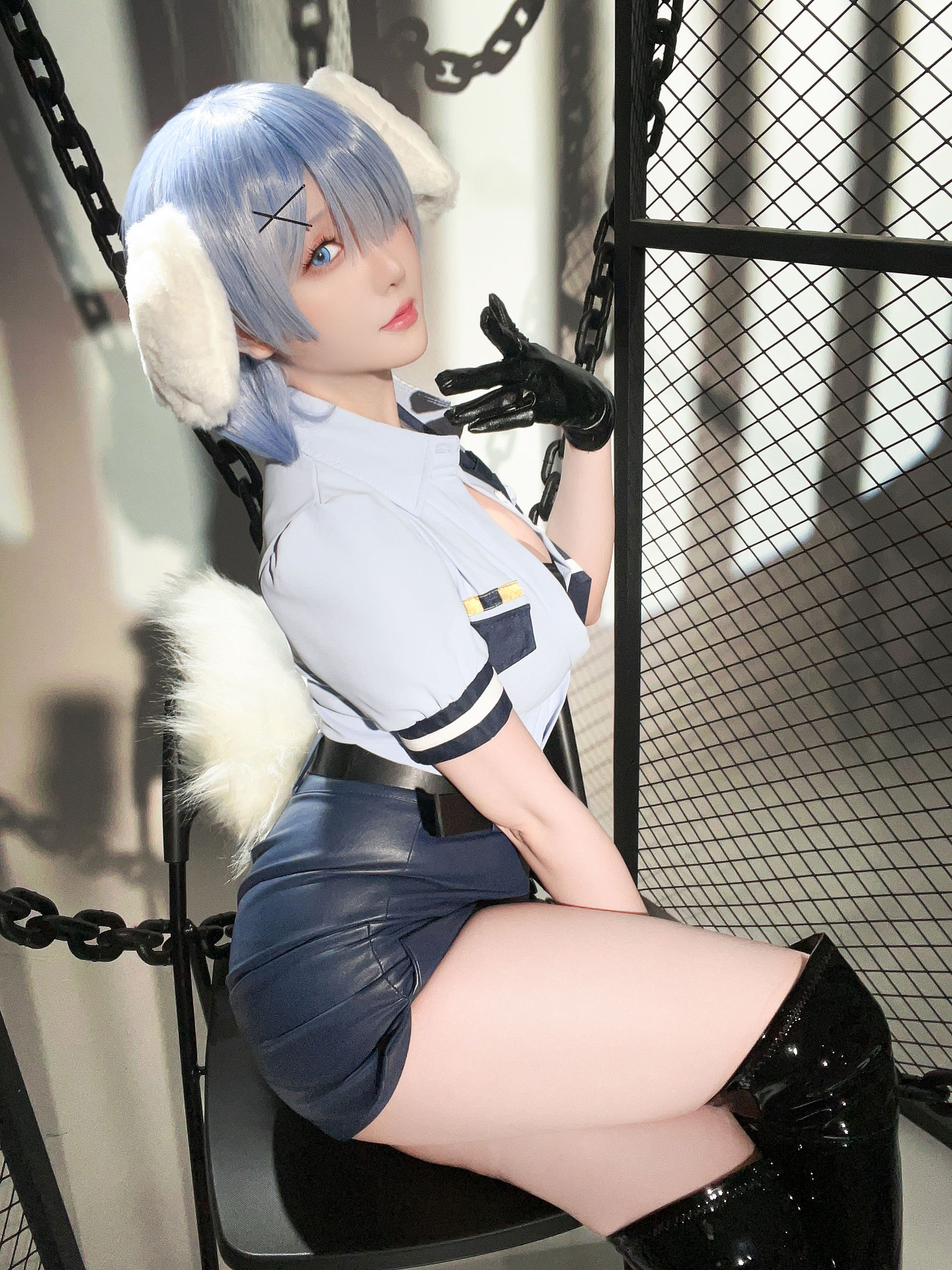 Coser小姐姐 星之迟迟 - RE0 蕾姆 狗耳警官