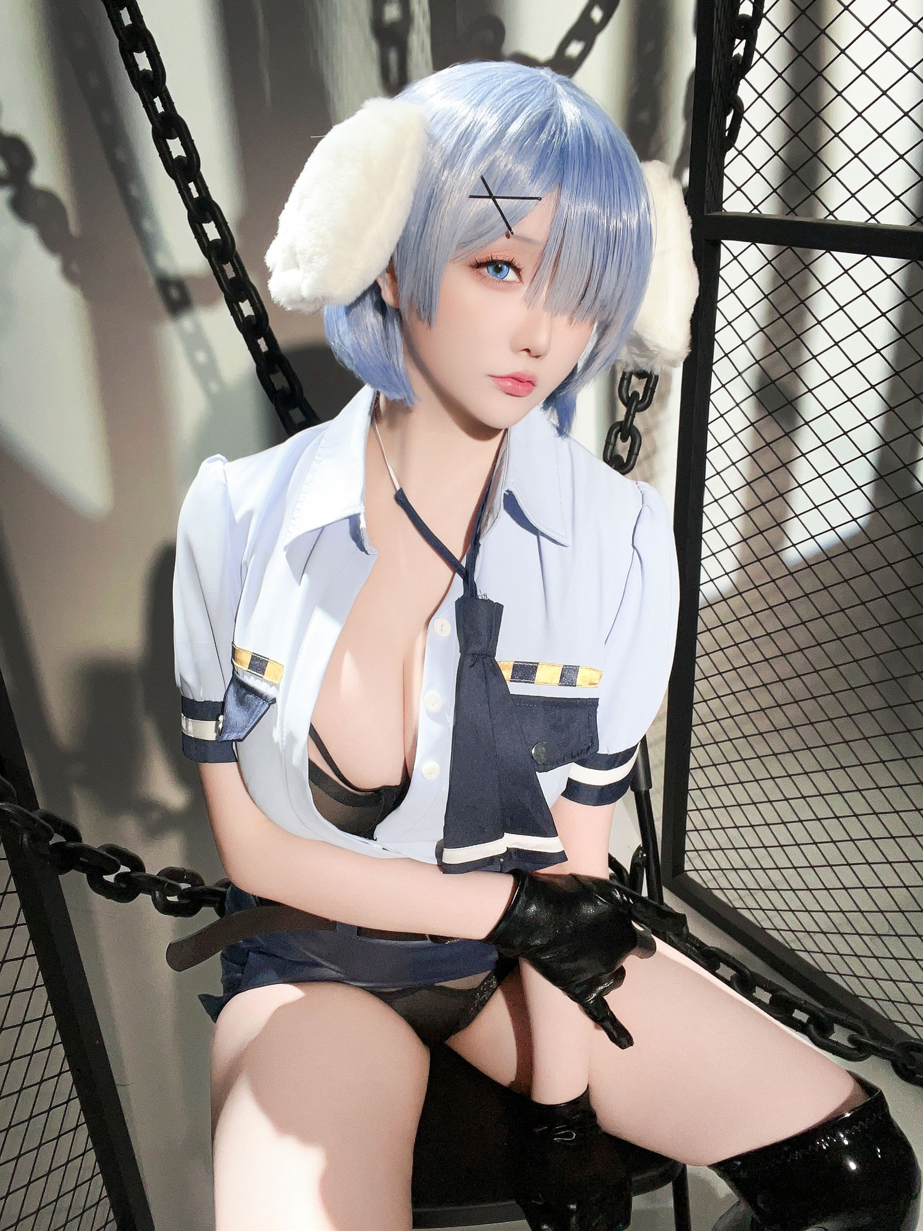 Coser小姐姐 星之迟迟 - RE0 蕾姆 狗耳警官