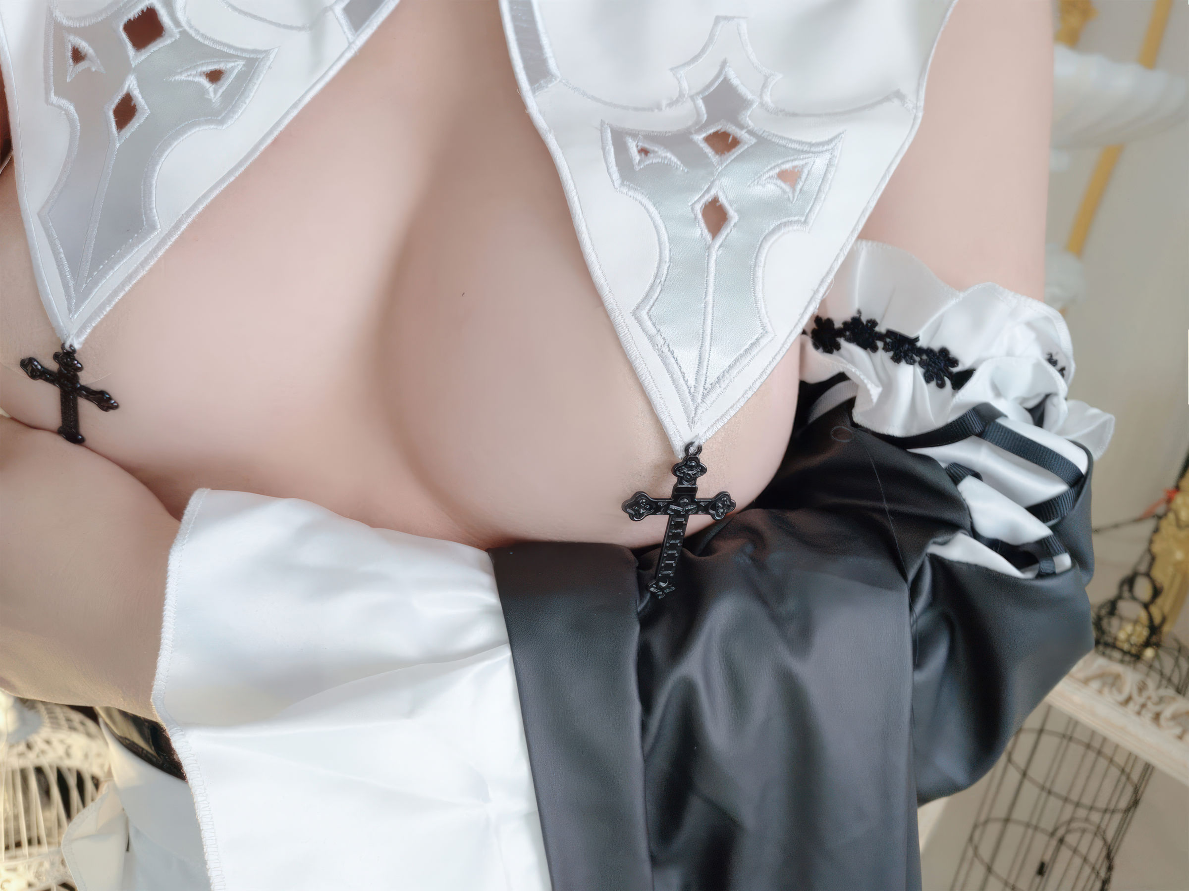Cosplay 日奈娇 - 2B奶盖女仆