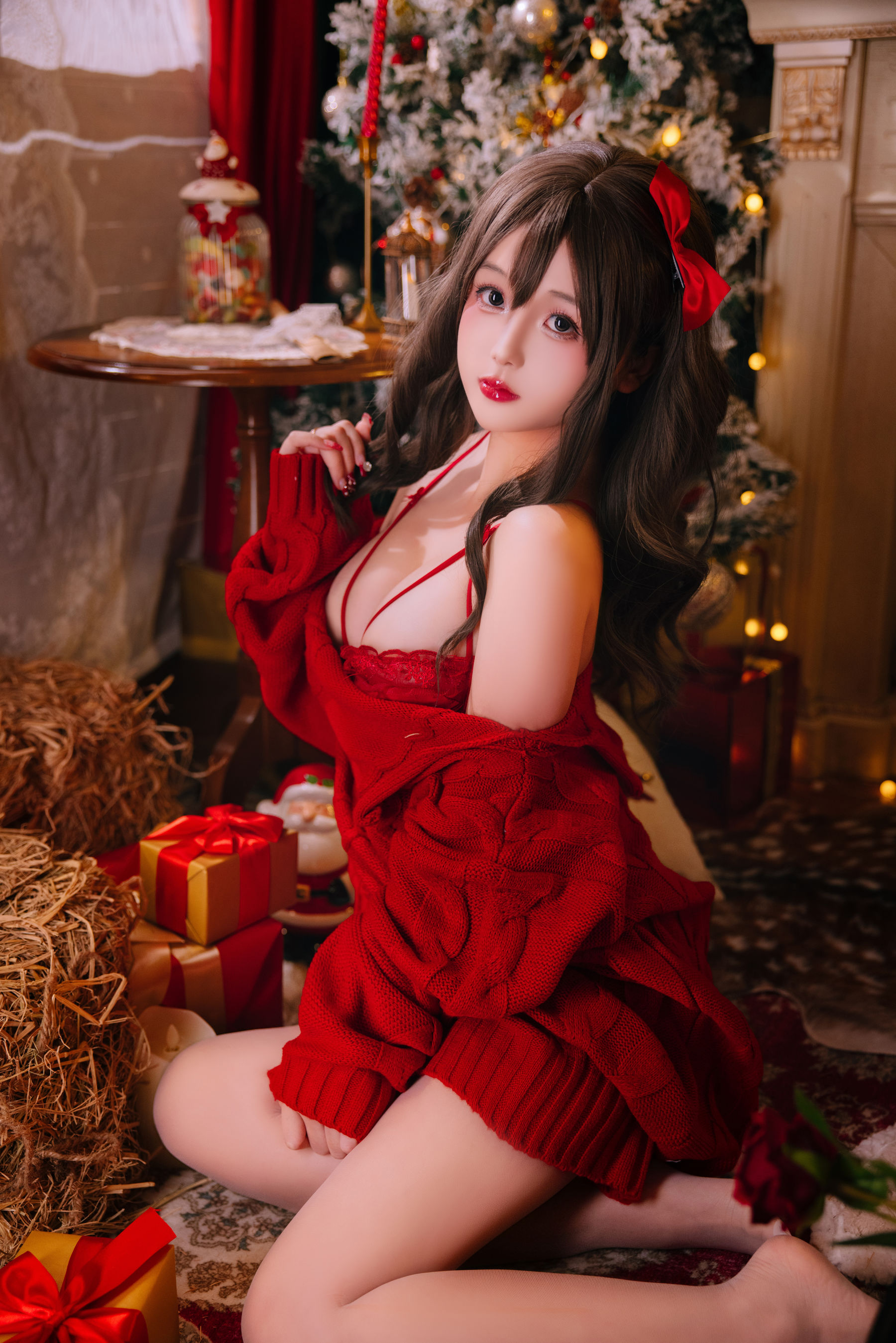 Cosplay 日奈娇 - 圣诞毛衣