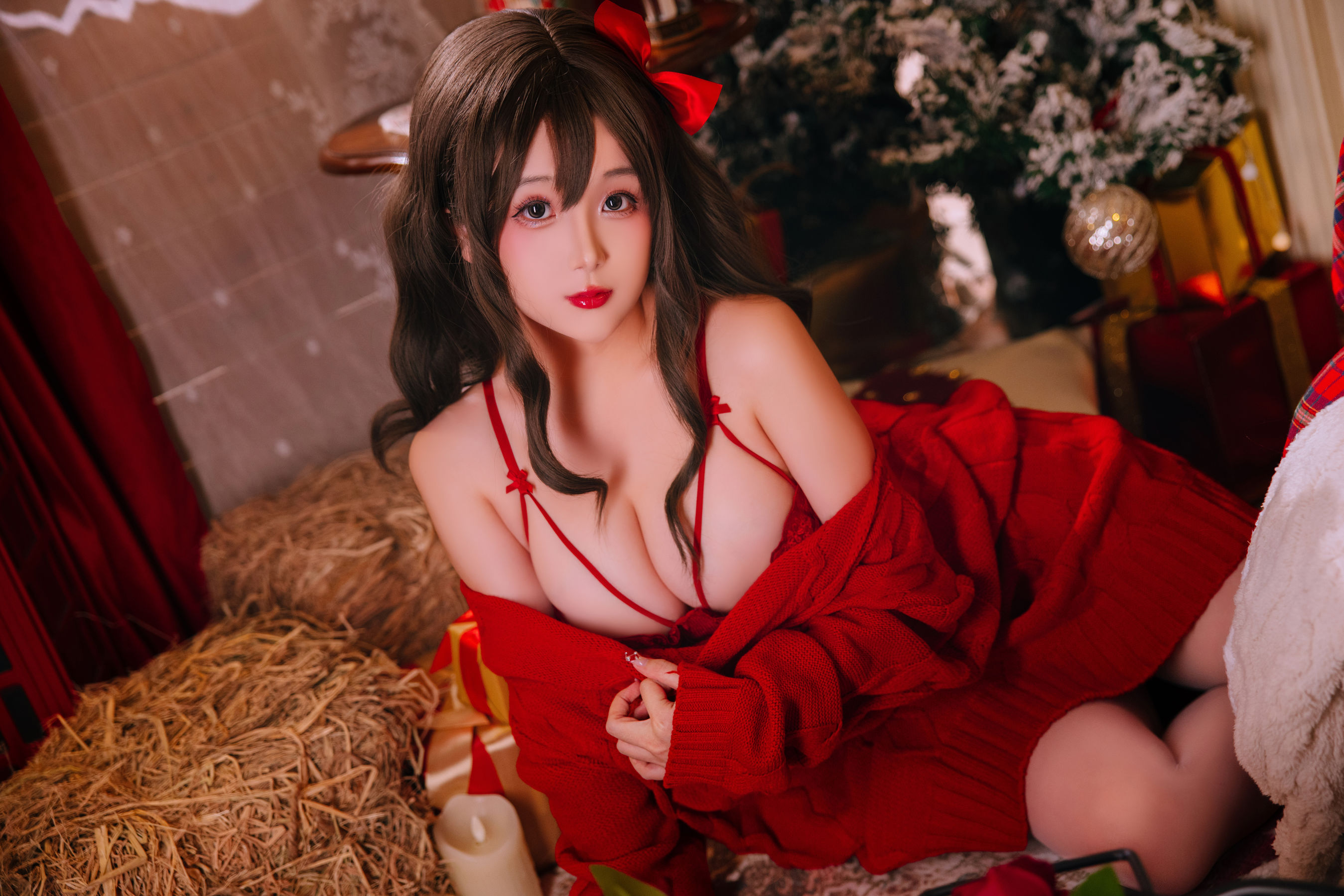 Cosplay 日奈娇 - 圣诞毛衣