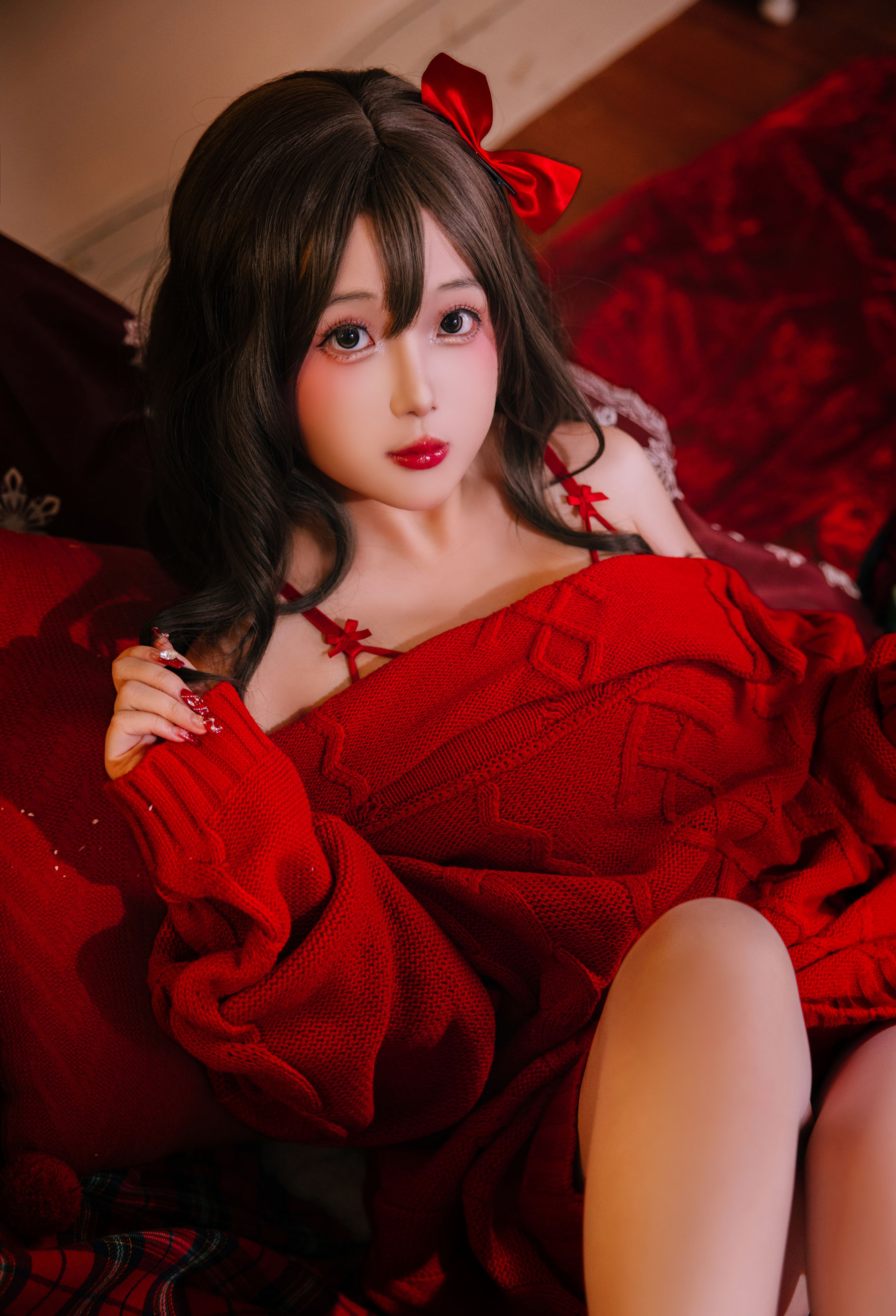 Cosplay 日奈娇 - 圣诞毛衣
