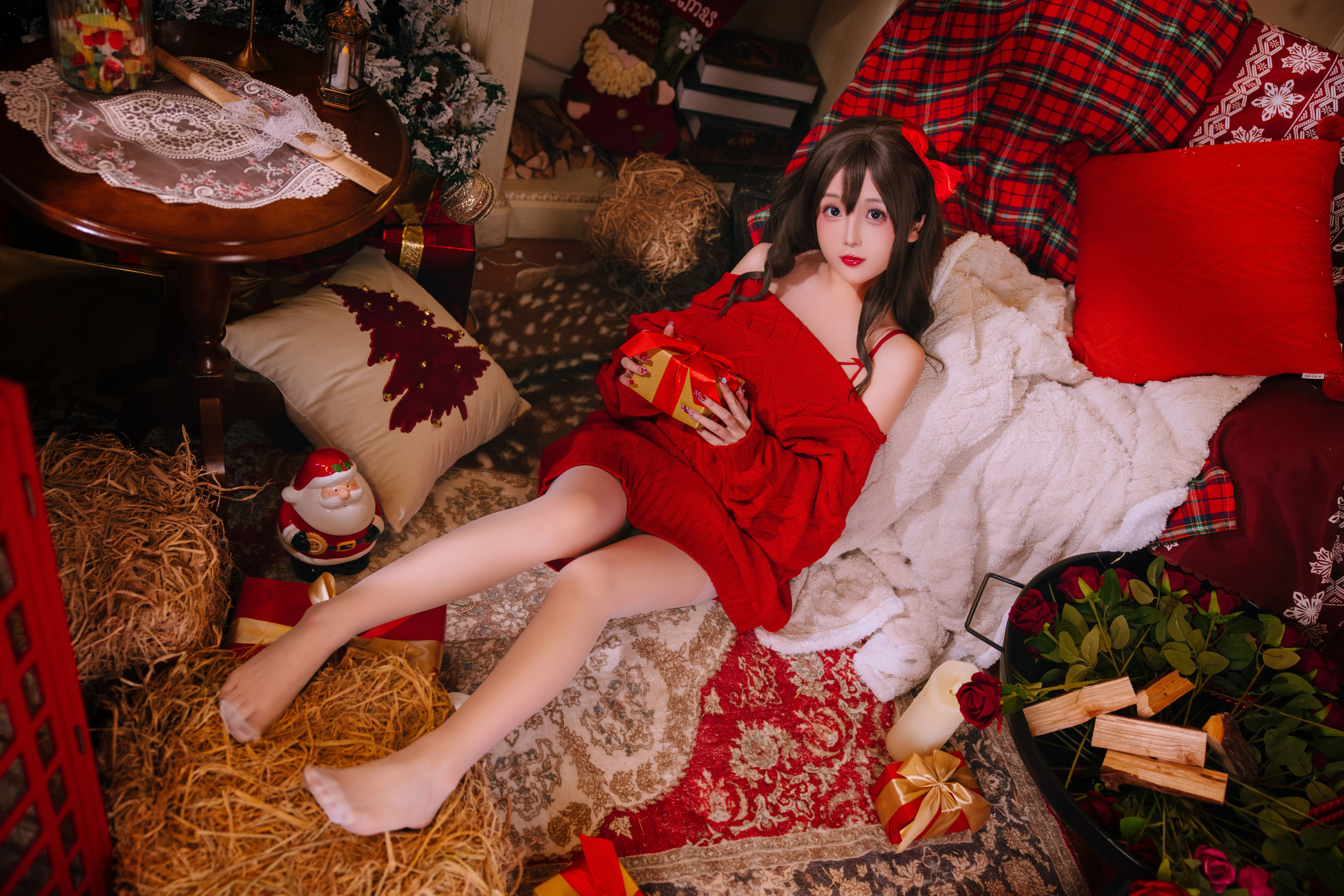 Cosplay 日奈娇 - 圣诞毛衣