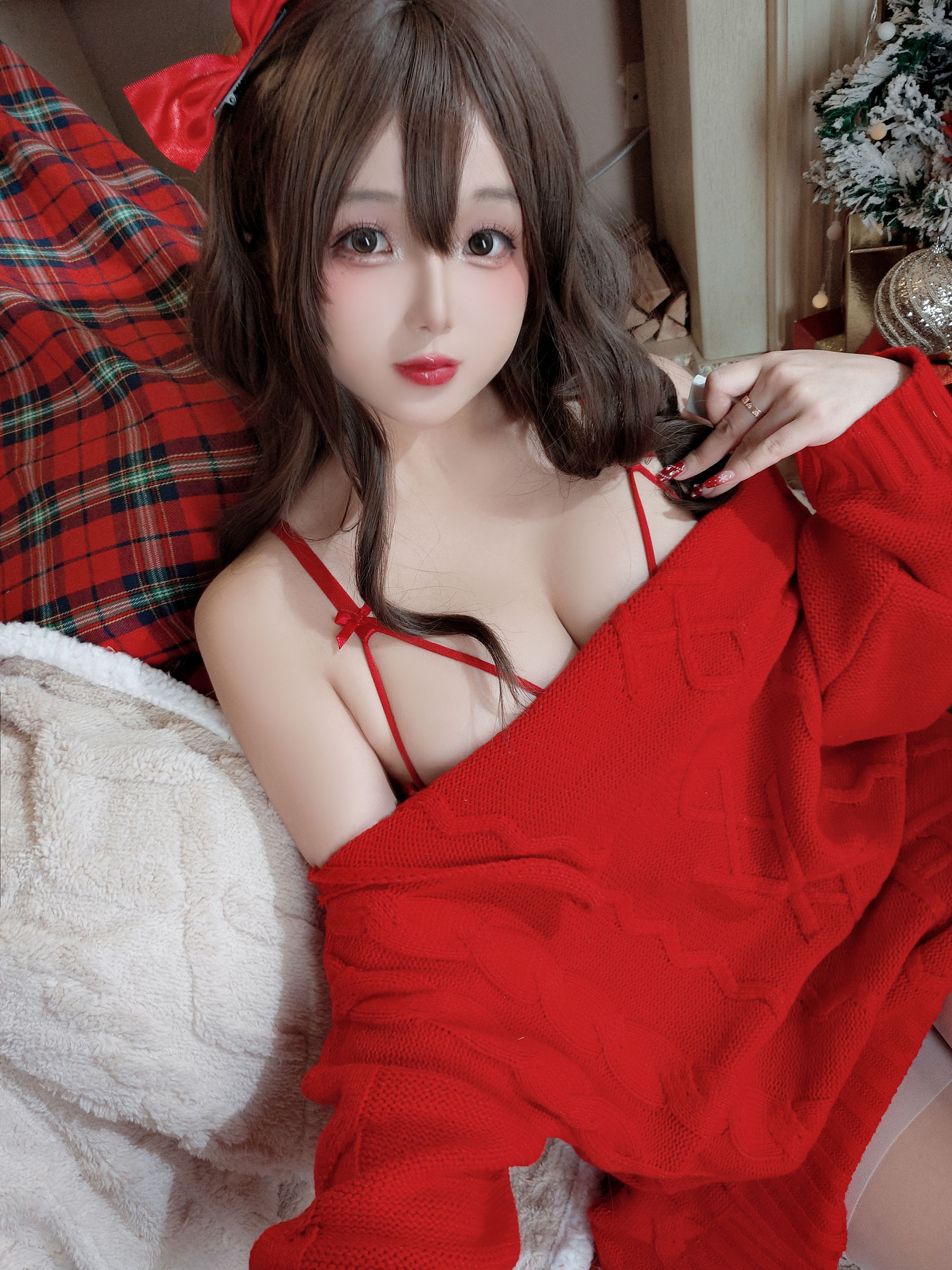 Cosplay 日奈娇 - 圣诞毛衣