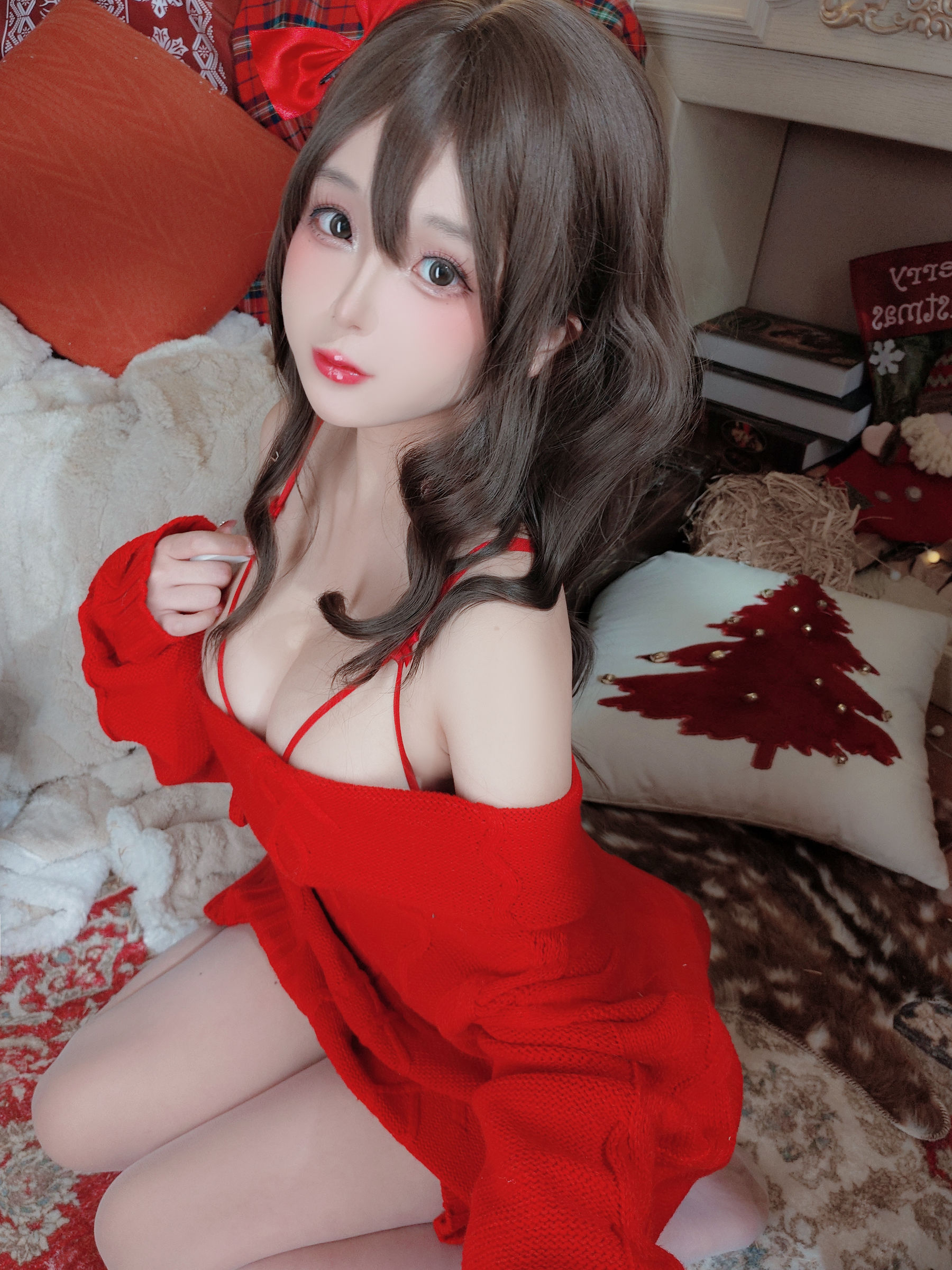 Cosplay 日奈娇 - 圣诞毛衣