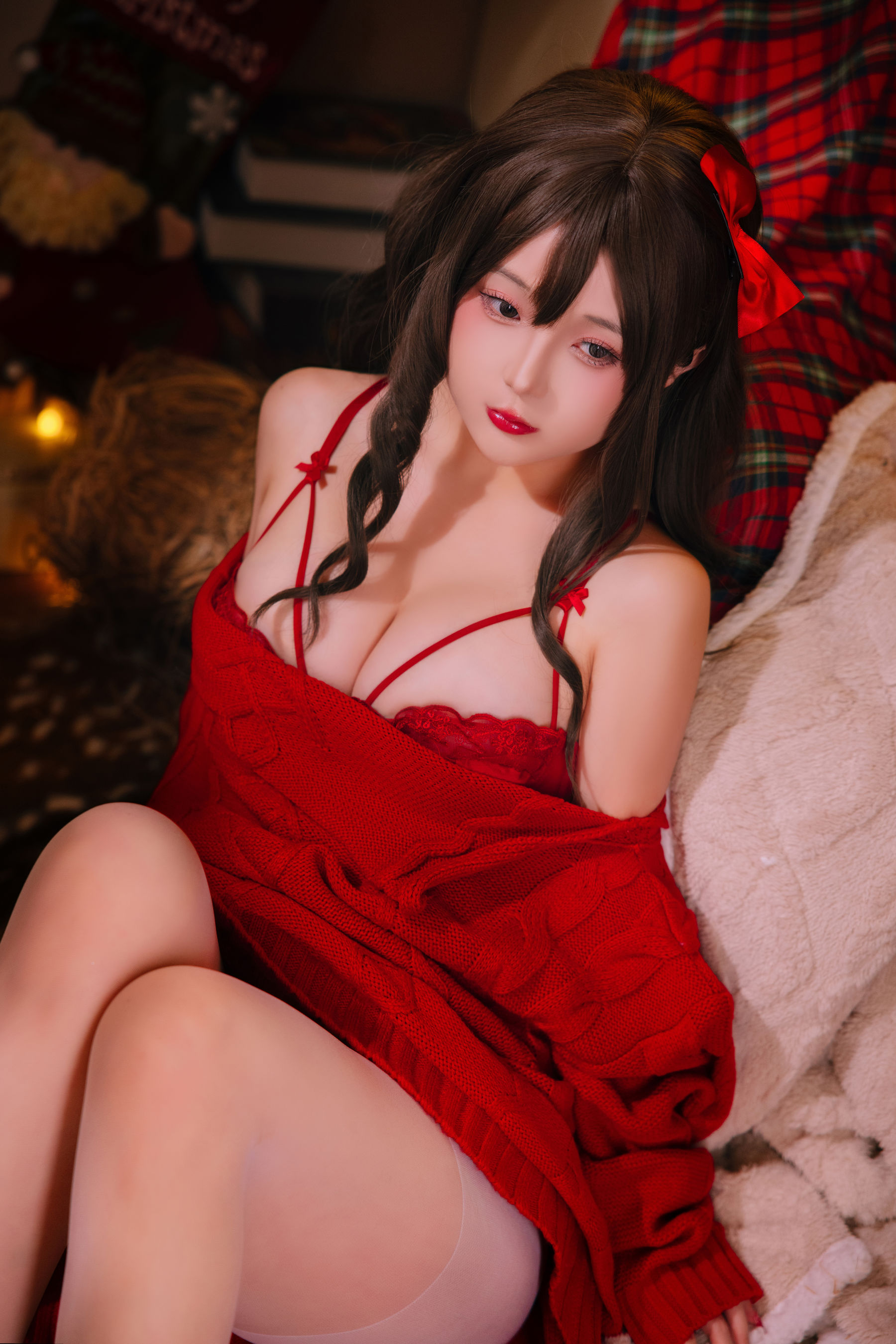 Cosplay 日奈娇 - 圣诞毛衣