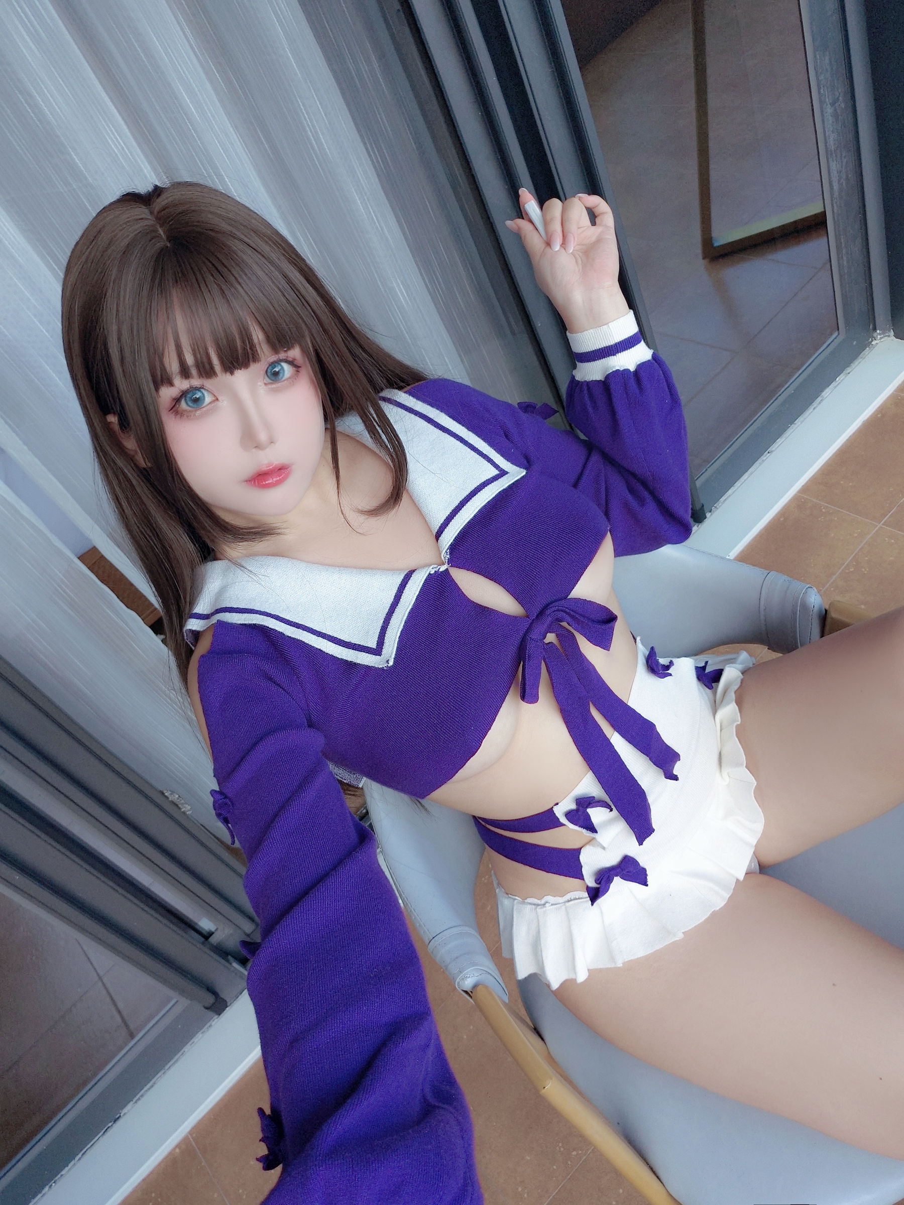 Cosplay 日奈娇 - 学生妹自拍