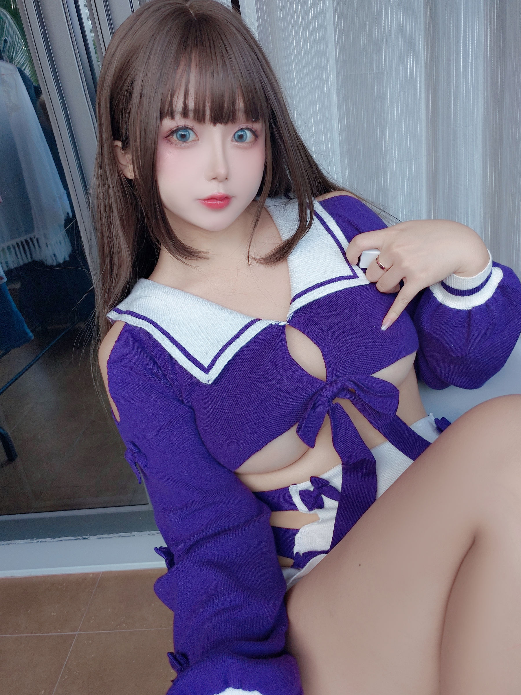 Cosplay 日奈娇 - 学生妹自拍