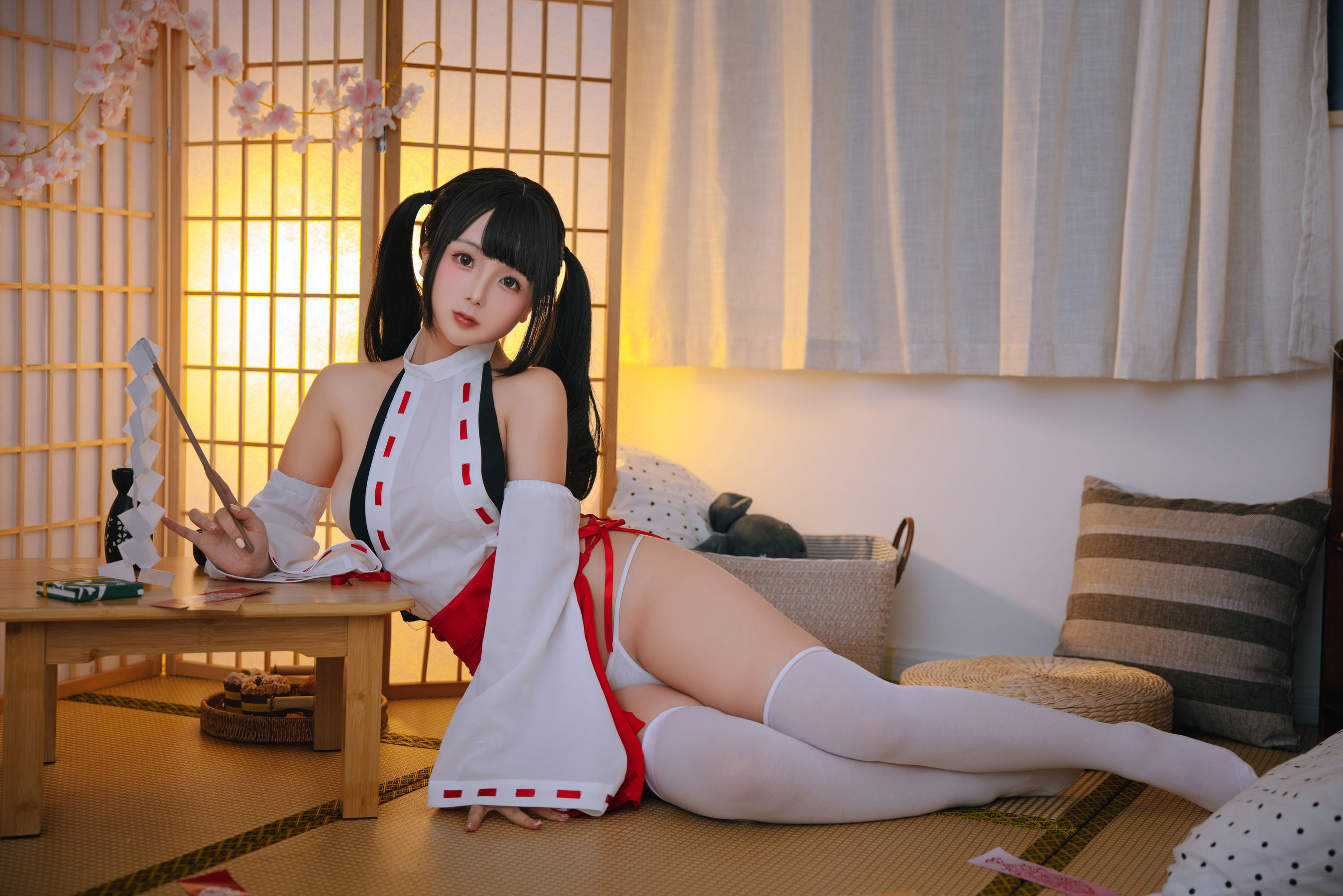 Cosplay 日奈娇 - 御币巫女