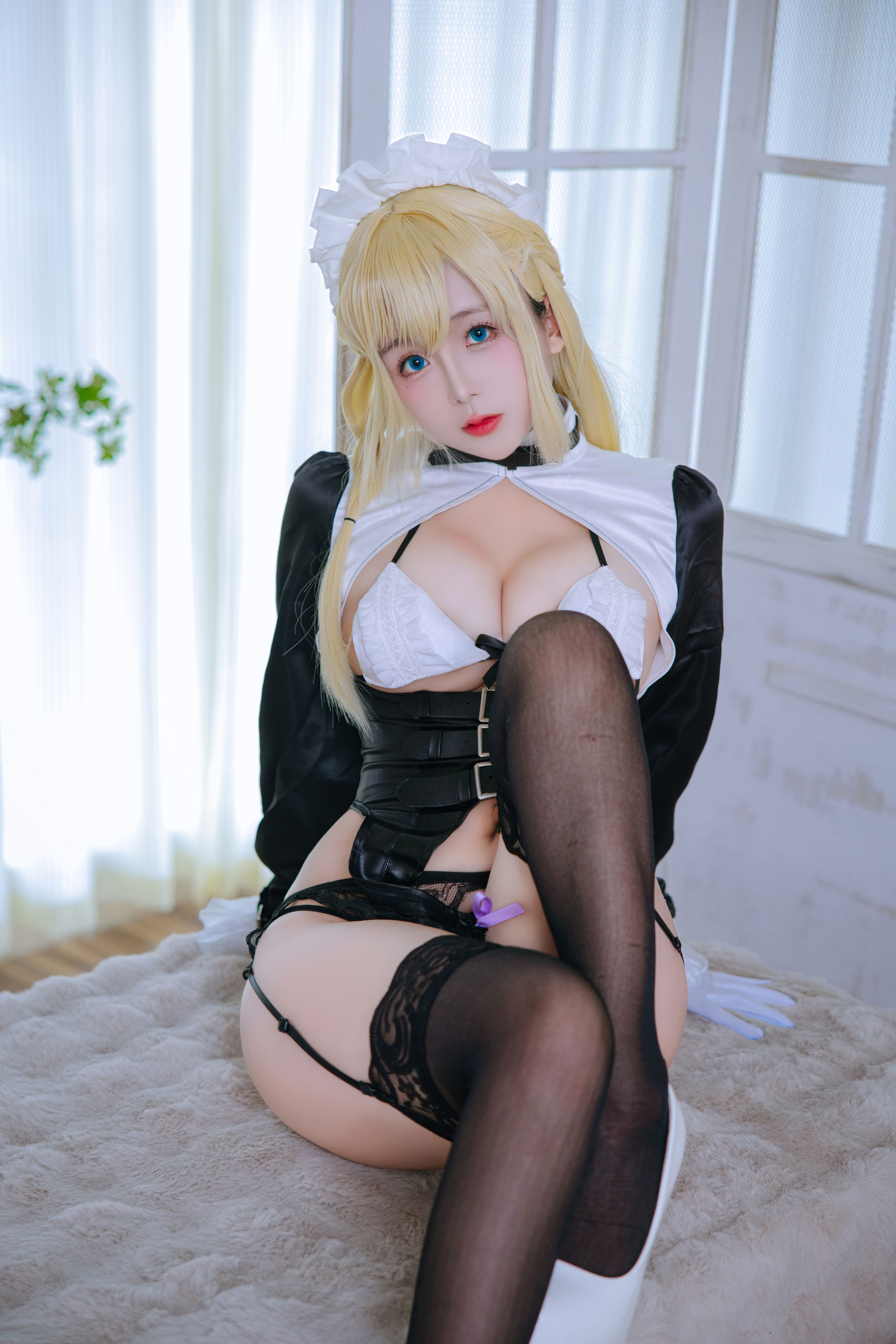 Cosplay 日奈娇 - 拘束女仆