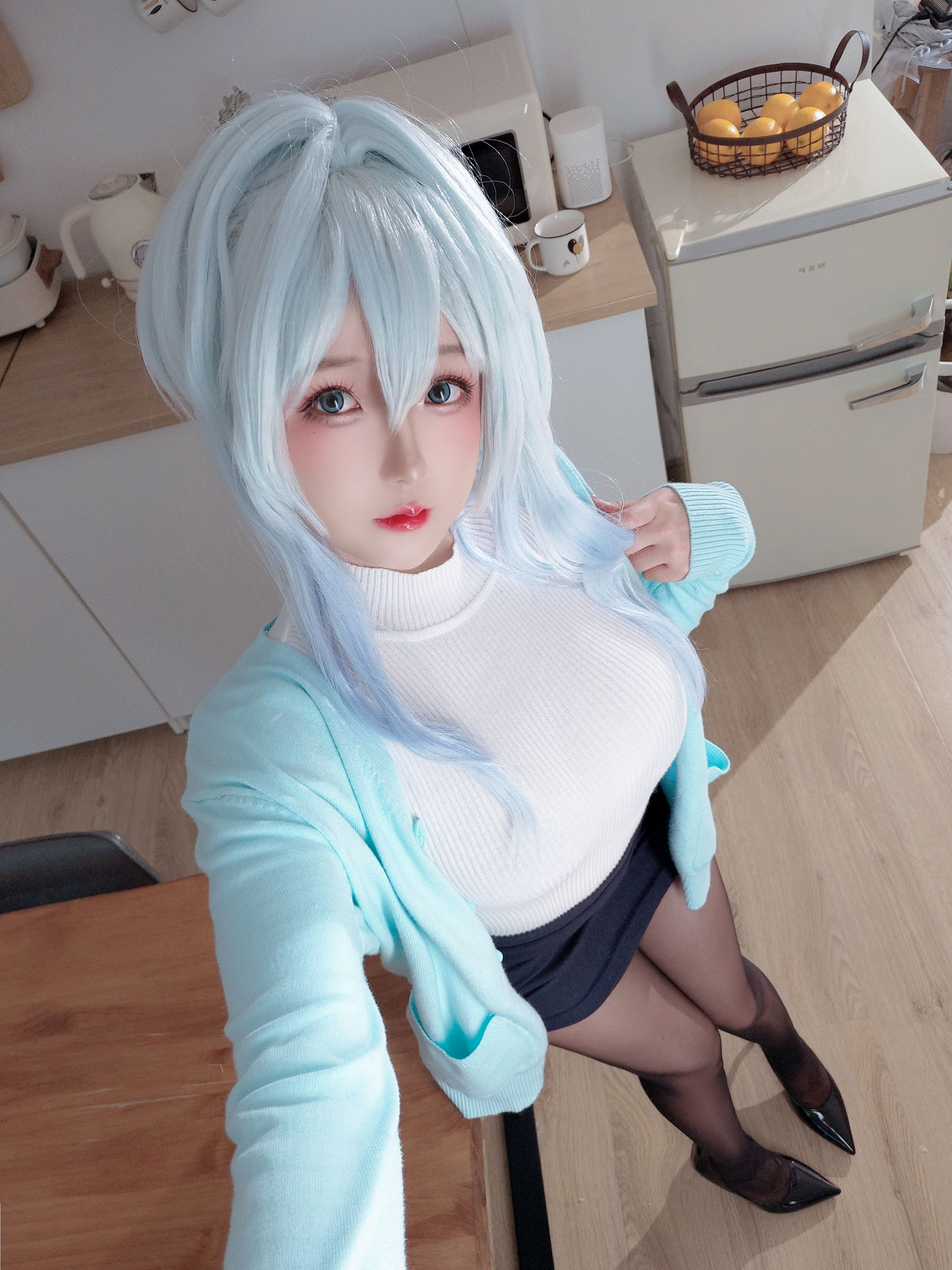 Cosplay 日奈娇 - 未亡人雪女