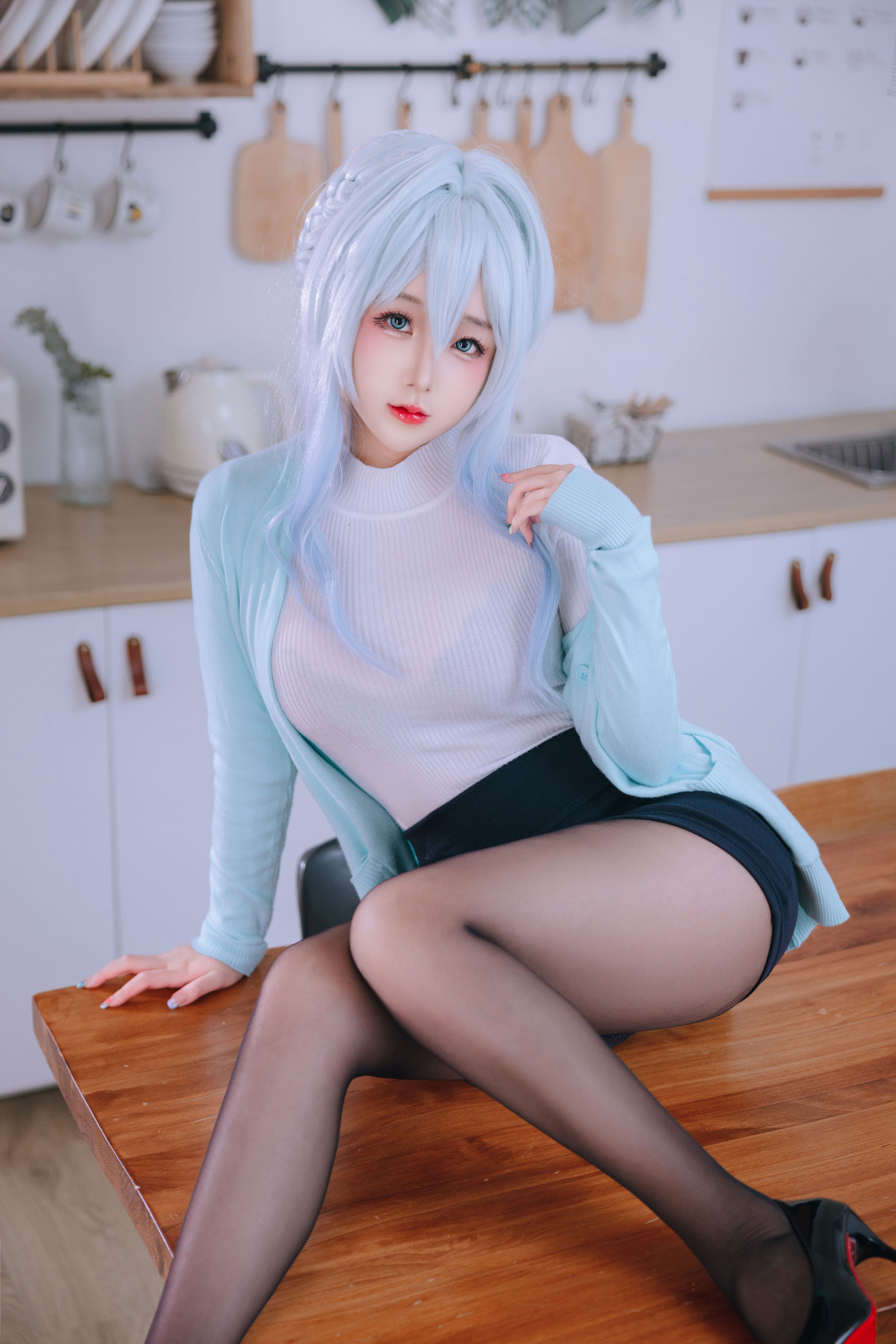 Cosplay 日奈娇 - 未亡人雪女
