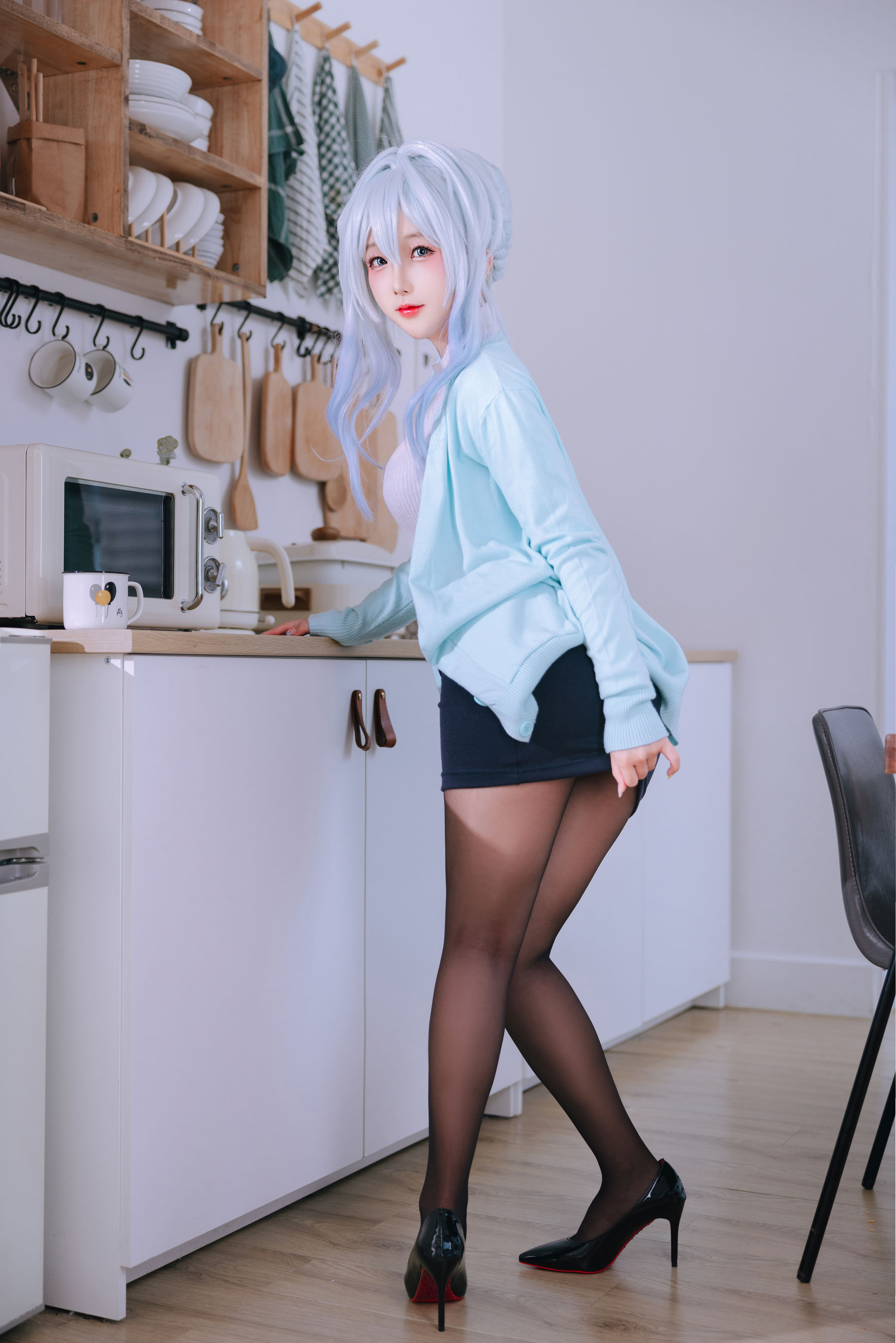 Cosplay 日奈娇 - 未亡人雪女