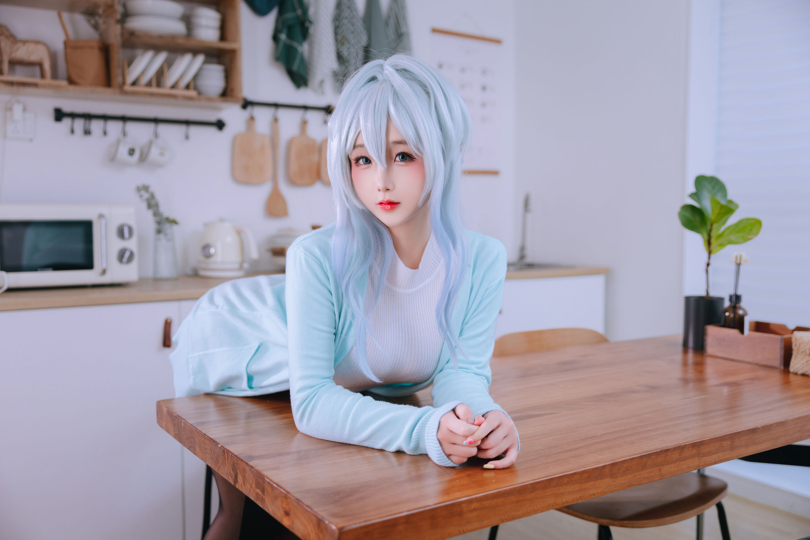 Cosplay 日奈娇 - 未亡人雪女