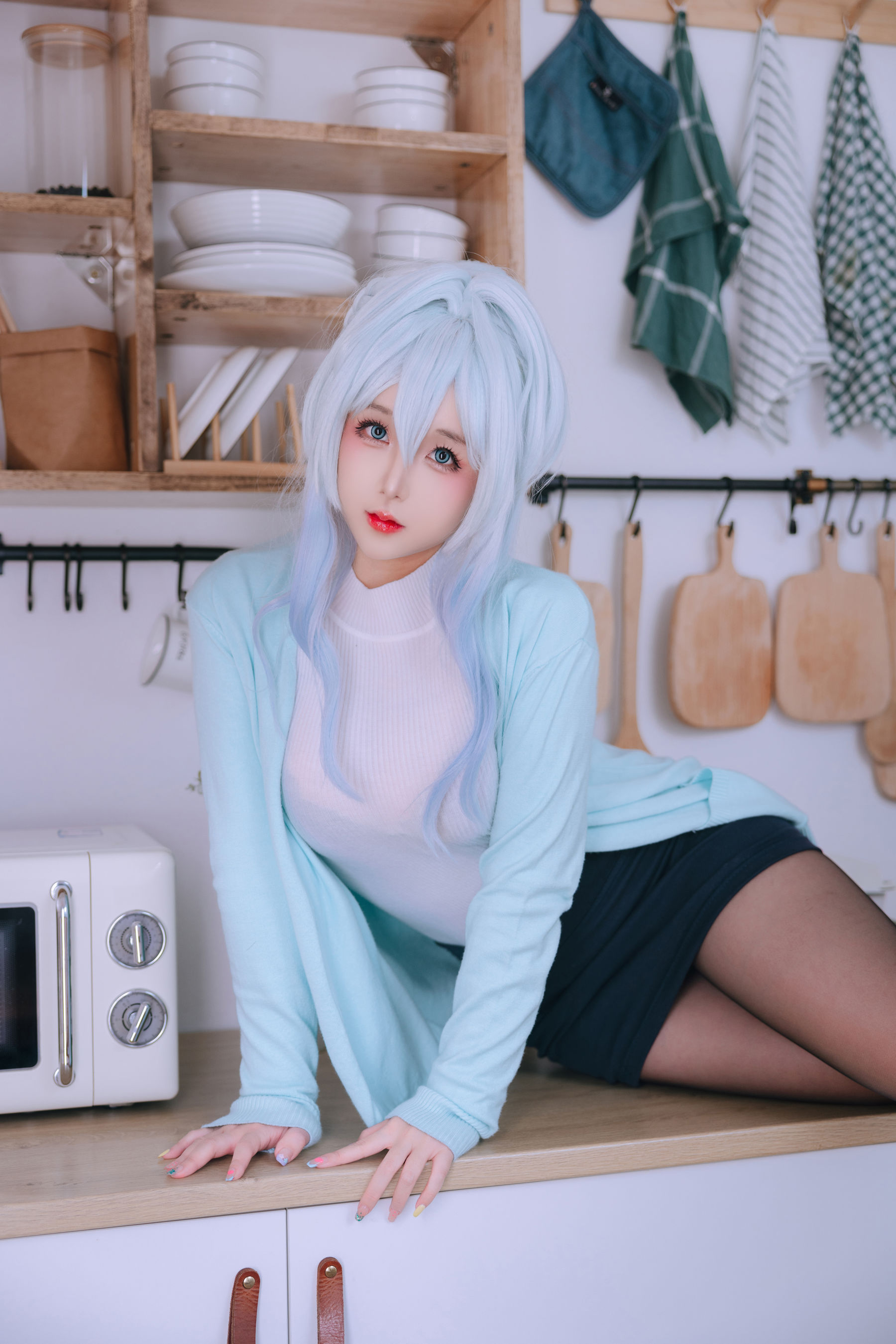 Cosplay 日奈娇 - 未亡人雪女