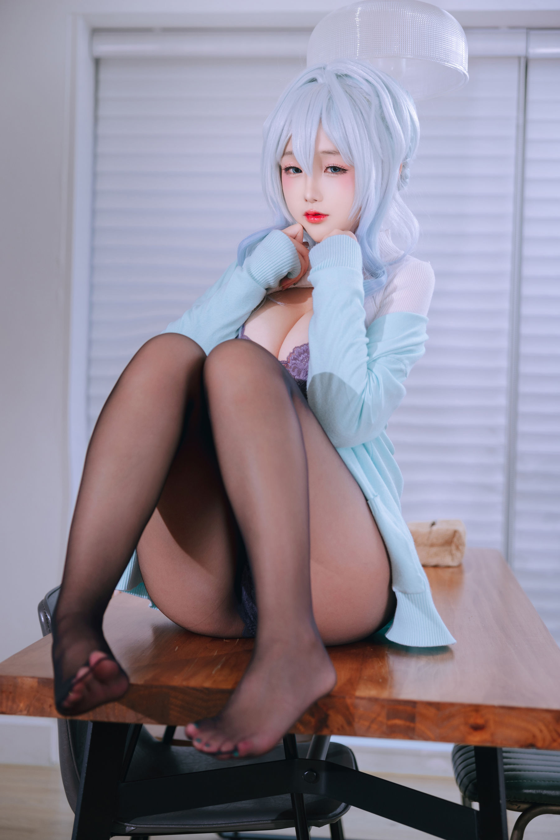 Cosplay 日奈娇 - 未亡人雪女