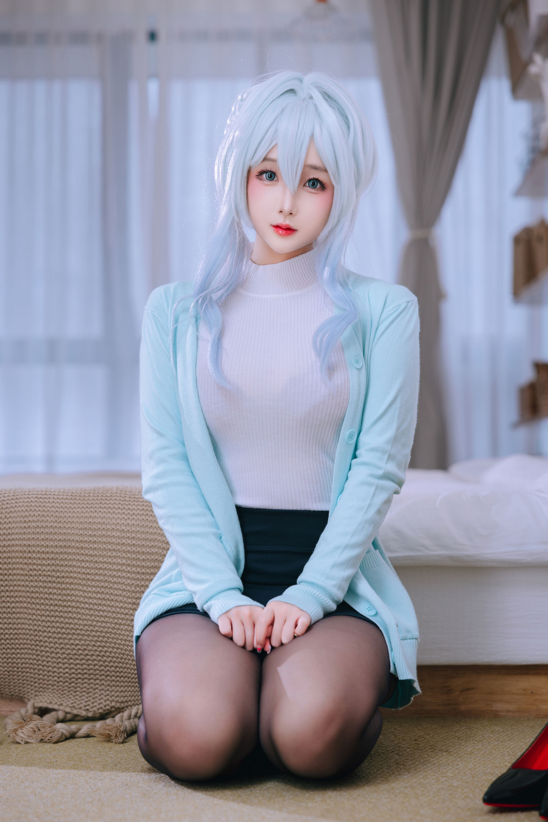 Cosplay 日奈娇 - 未亡人雪女