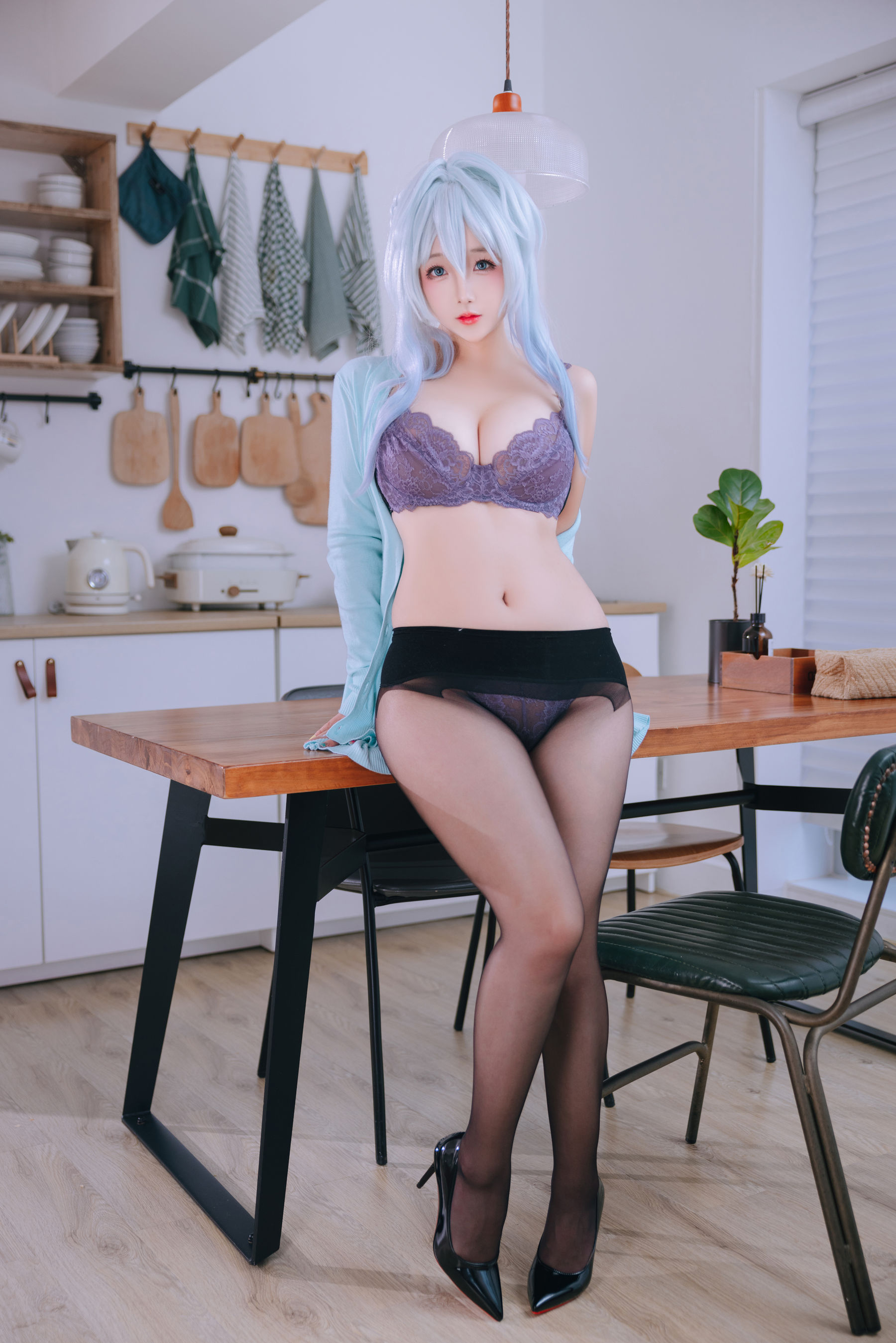 Cosplay 日奈娇 - 未亡人雪女