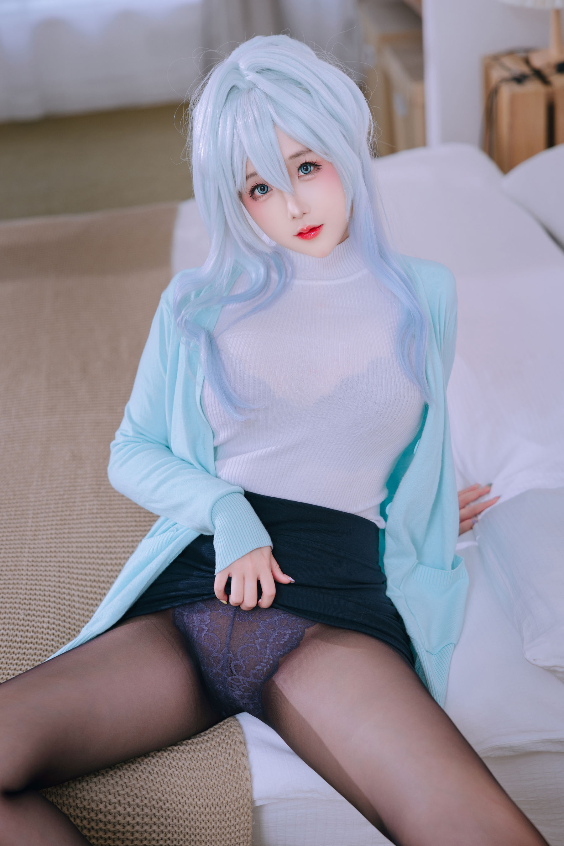 Cosplay 日奈娇 - 未亡人雪女