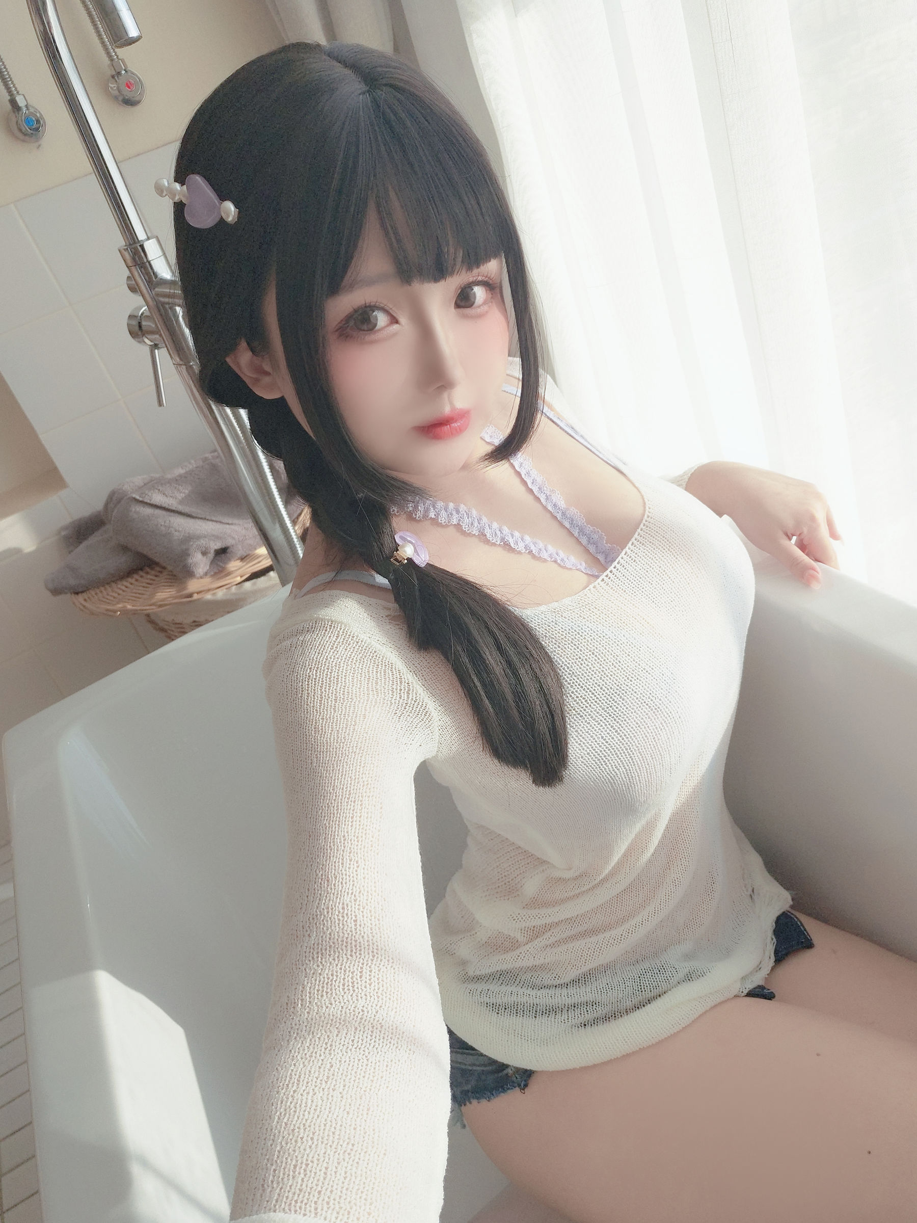 Cosplay 日奈娇 - 牛仔裤人妻