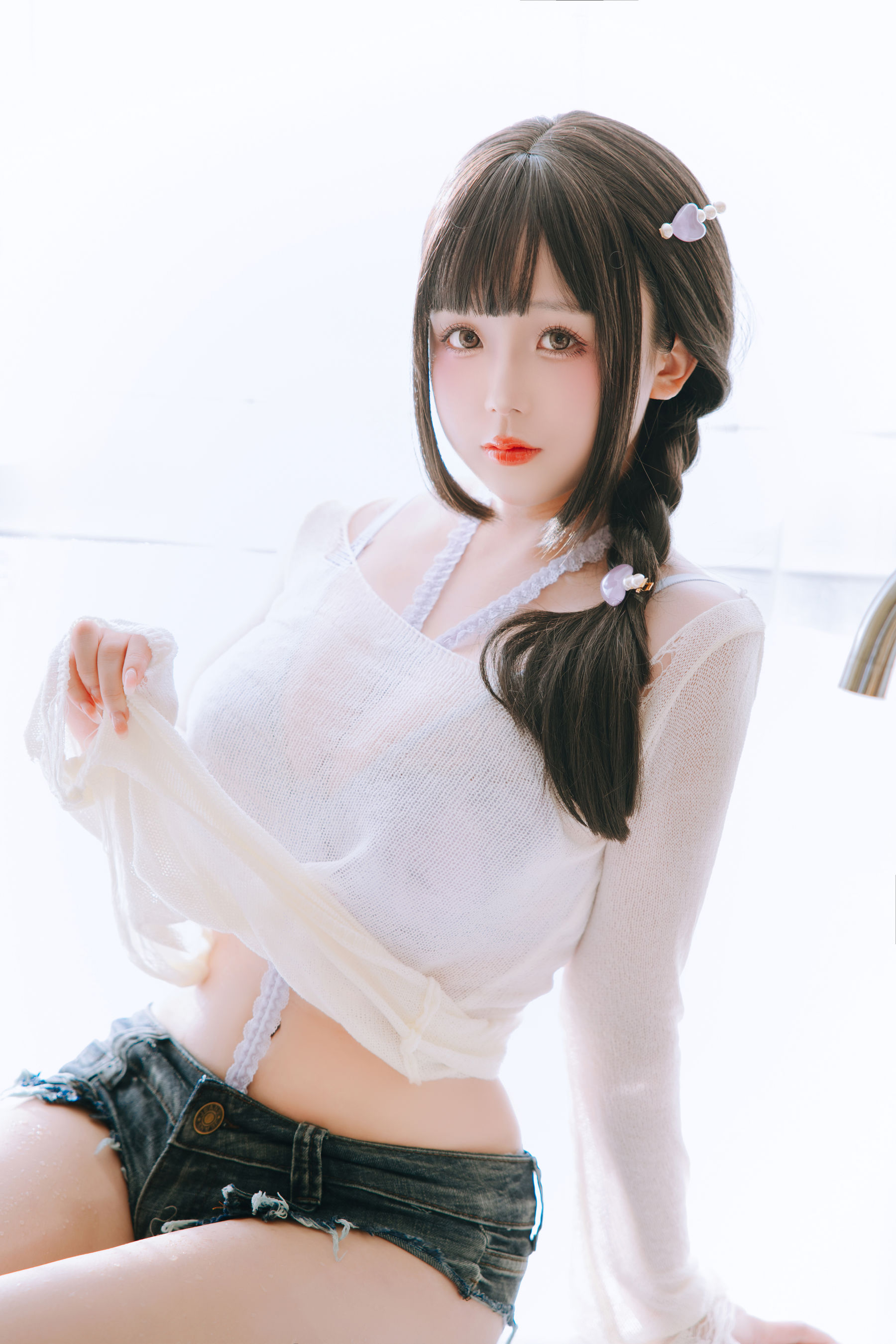 Cosplay 日奈娇 - 牛仔裤人妻