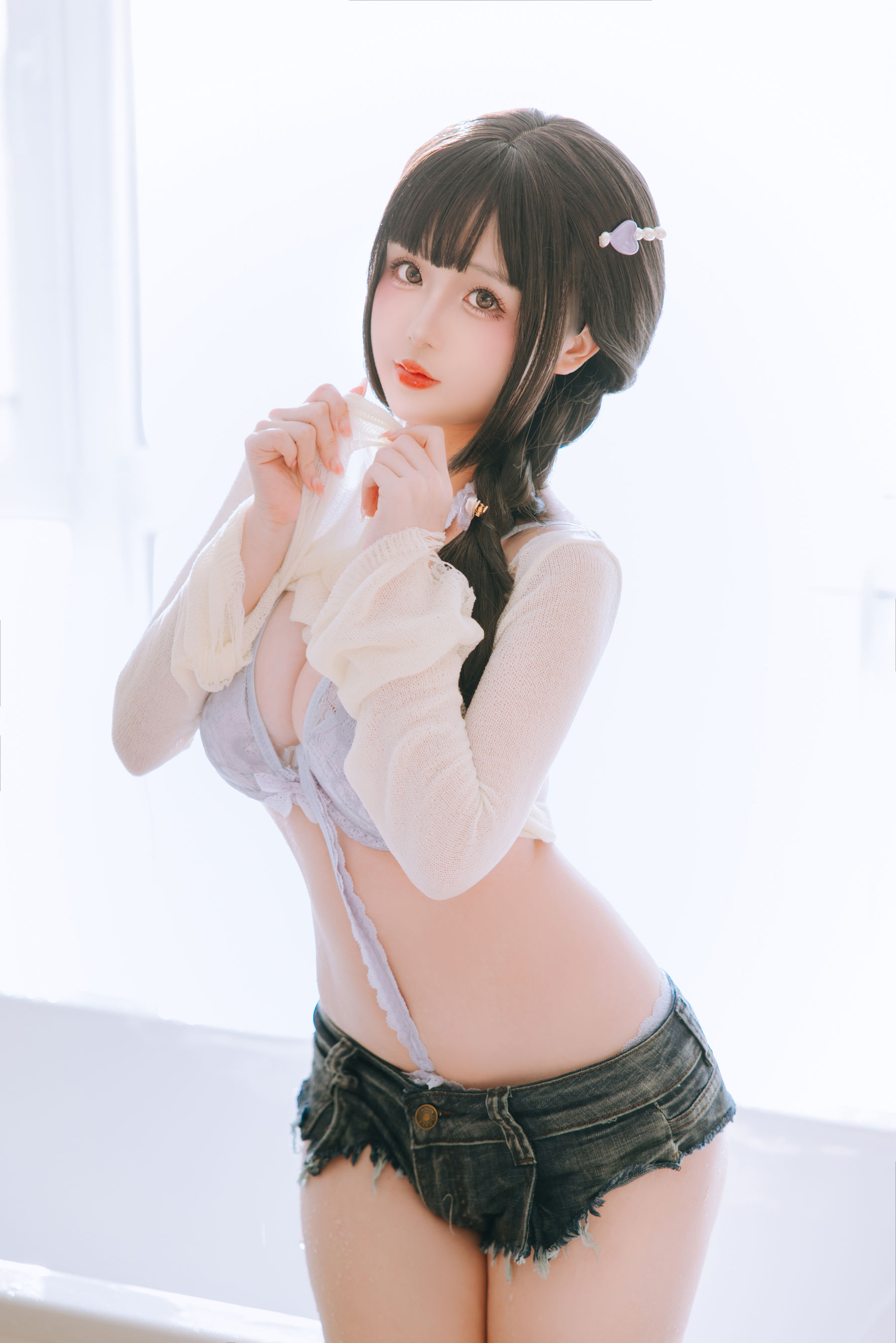 Cosplay 日奈娇 - 牛仔裤人妻