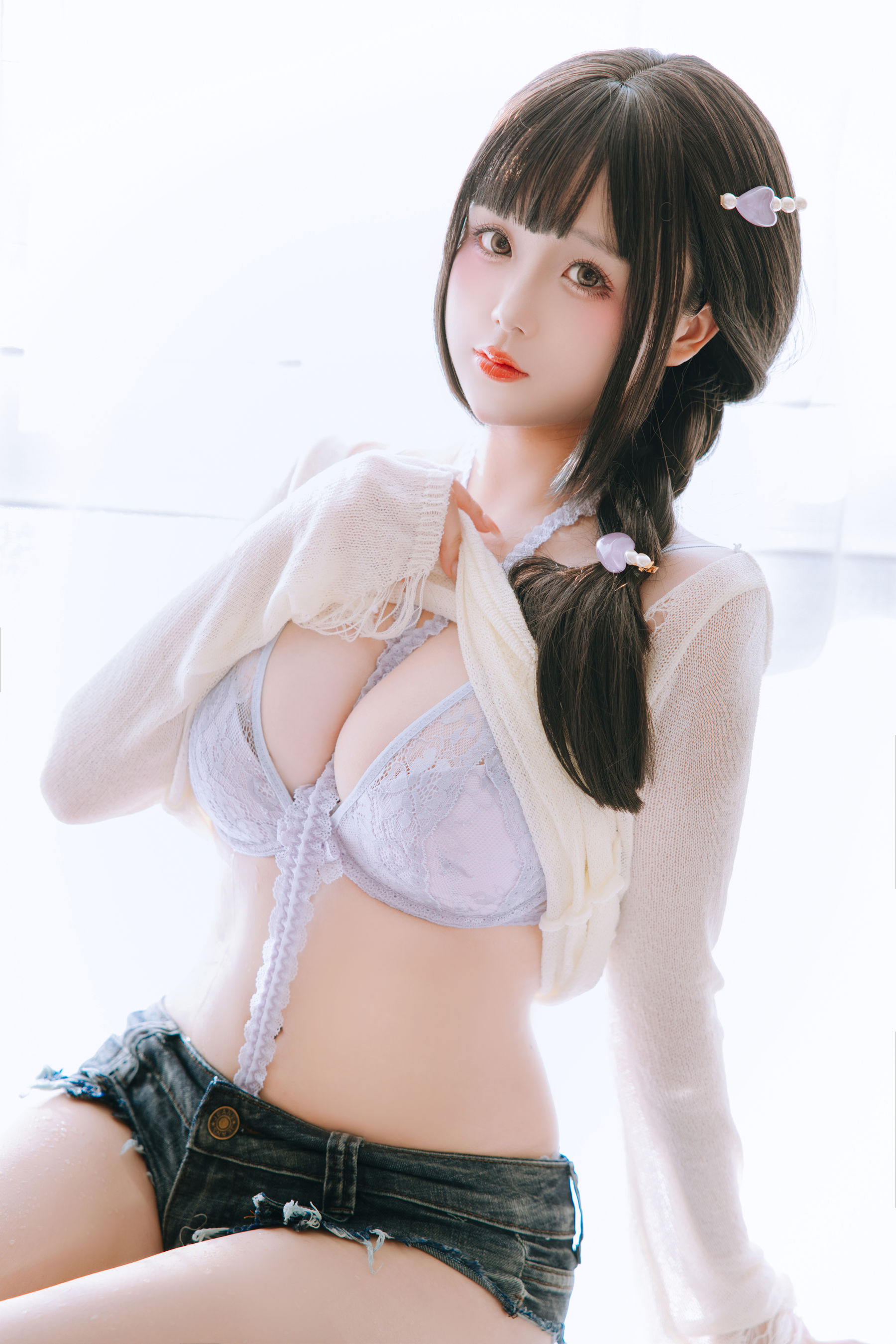 Cosplay 日奈娇 - 牛仔裤人妻