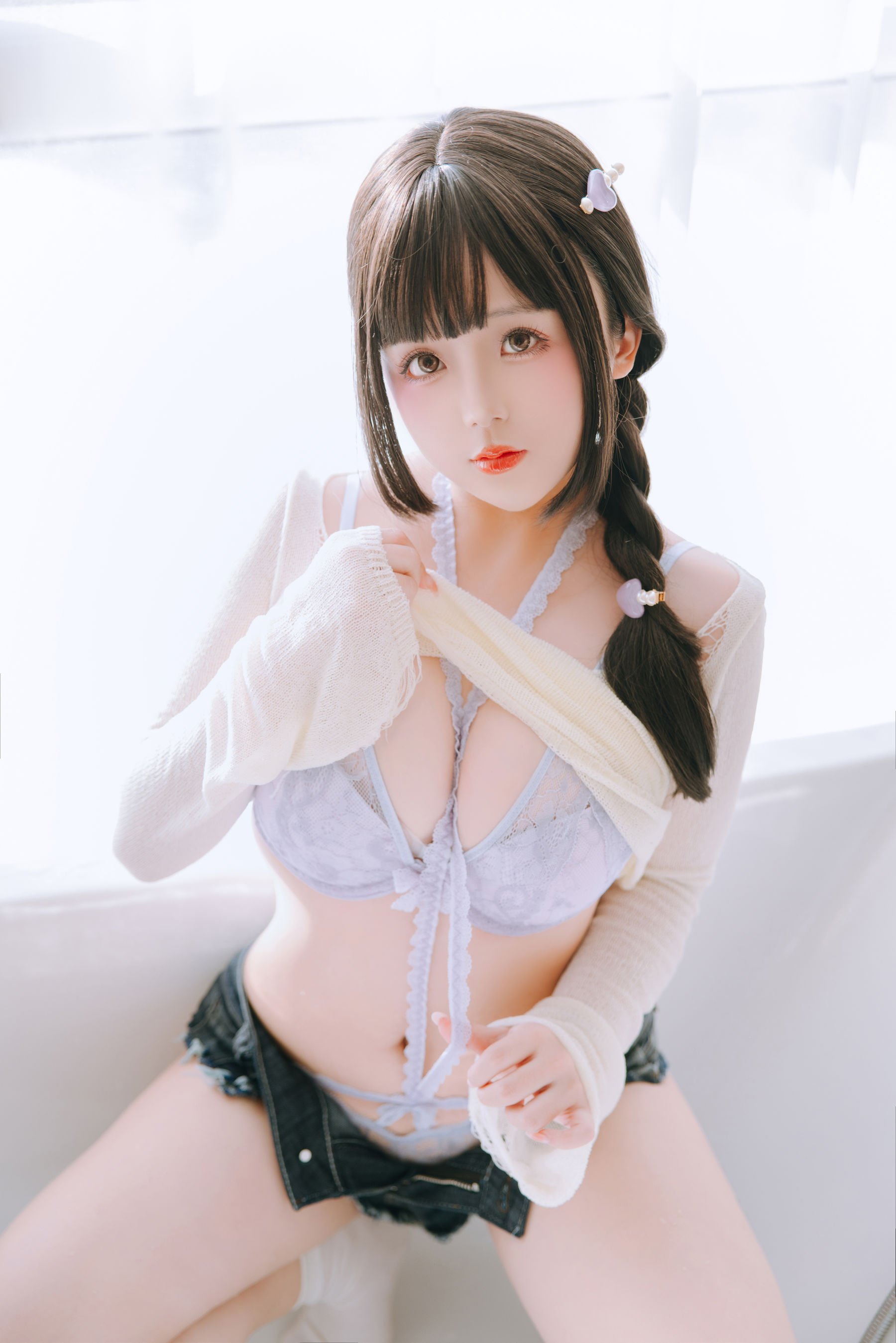 Cosplay 日奈娇 - 牛仔裤人妻