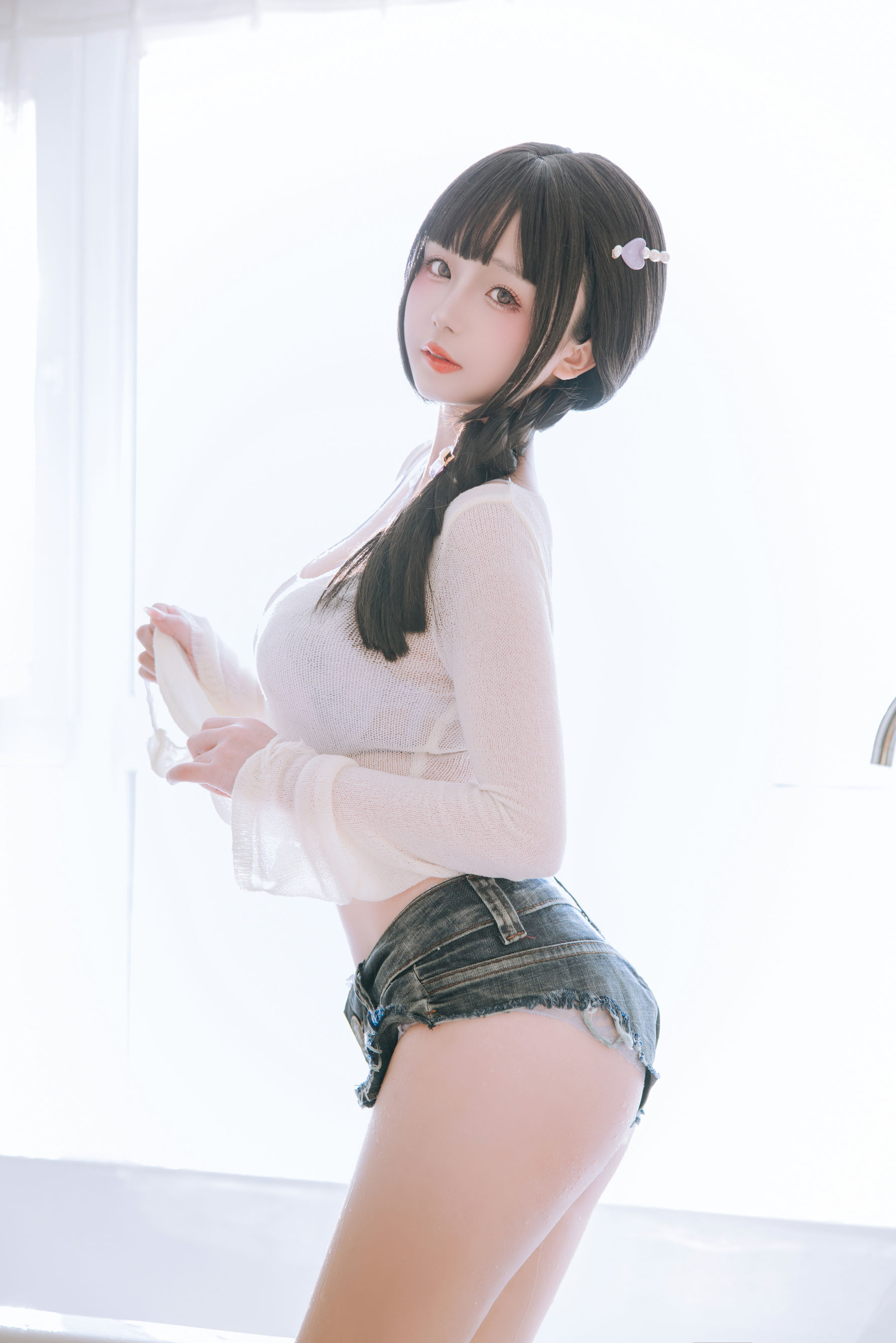 Cosplay 日奈娇 - 牛仔裤人妻