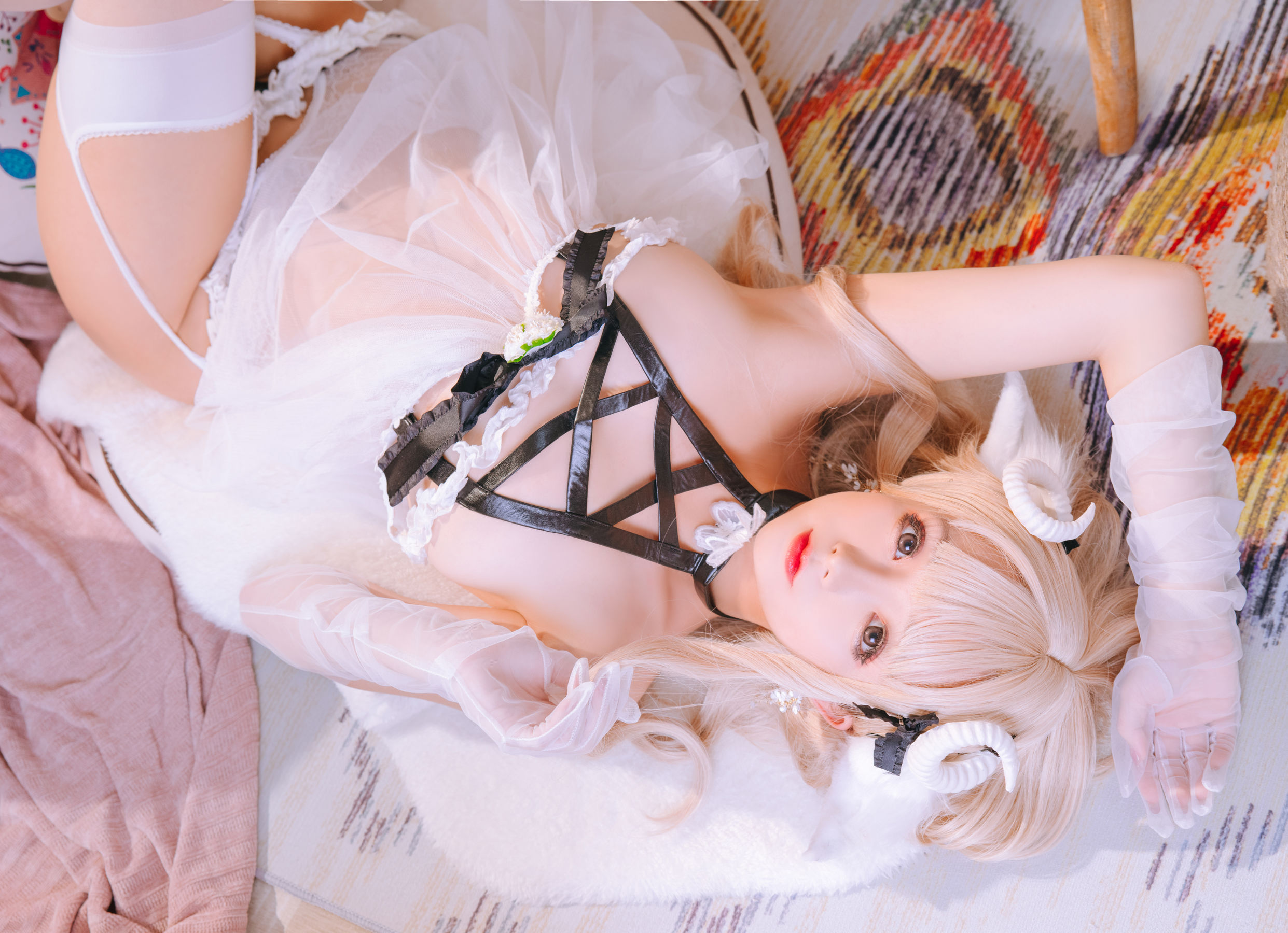 Cosplay 日奈娇 - 白小绵羊