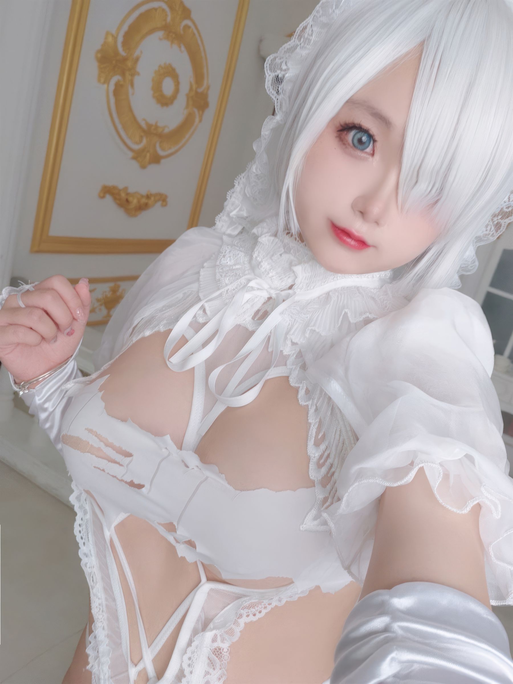 Cosplay 日奈娇 - 白色花嫁