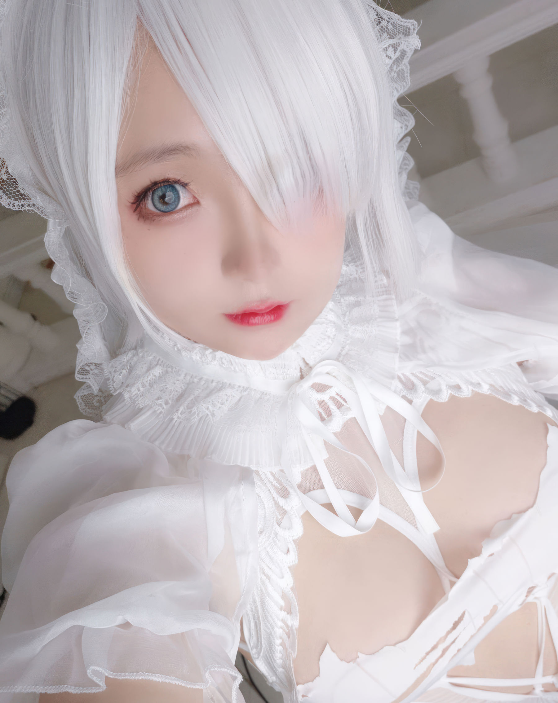 Cosplay 日奈娇 - 白色花嫁