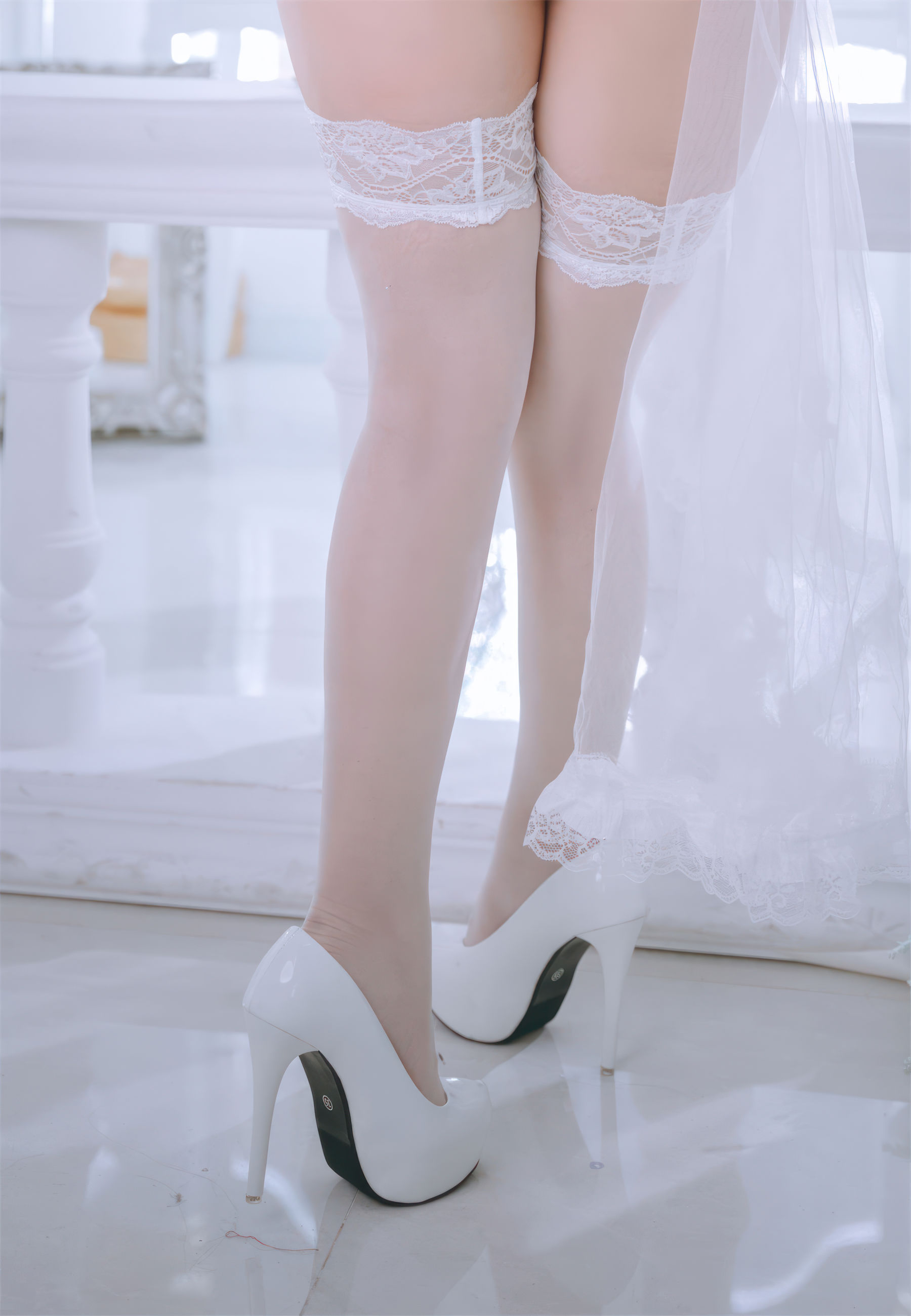 Cosplay 日奈娇 - 白色花嫁