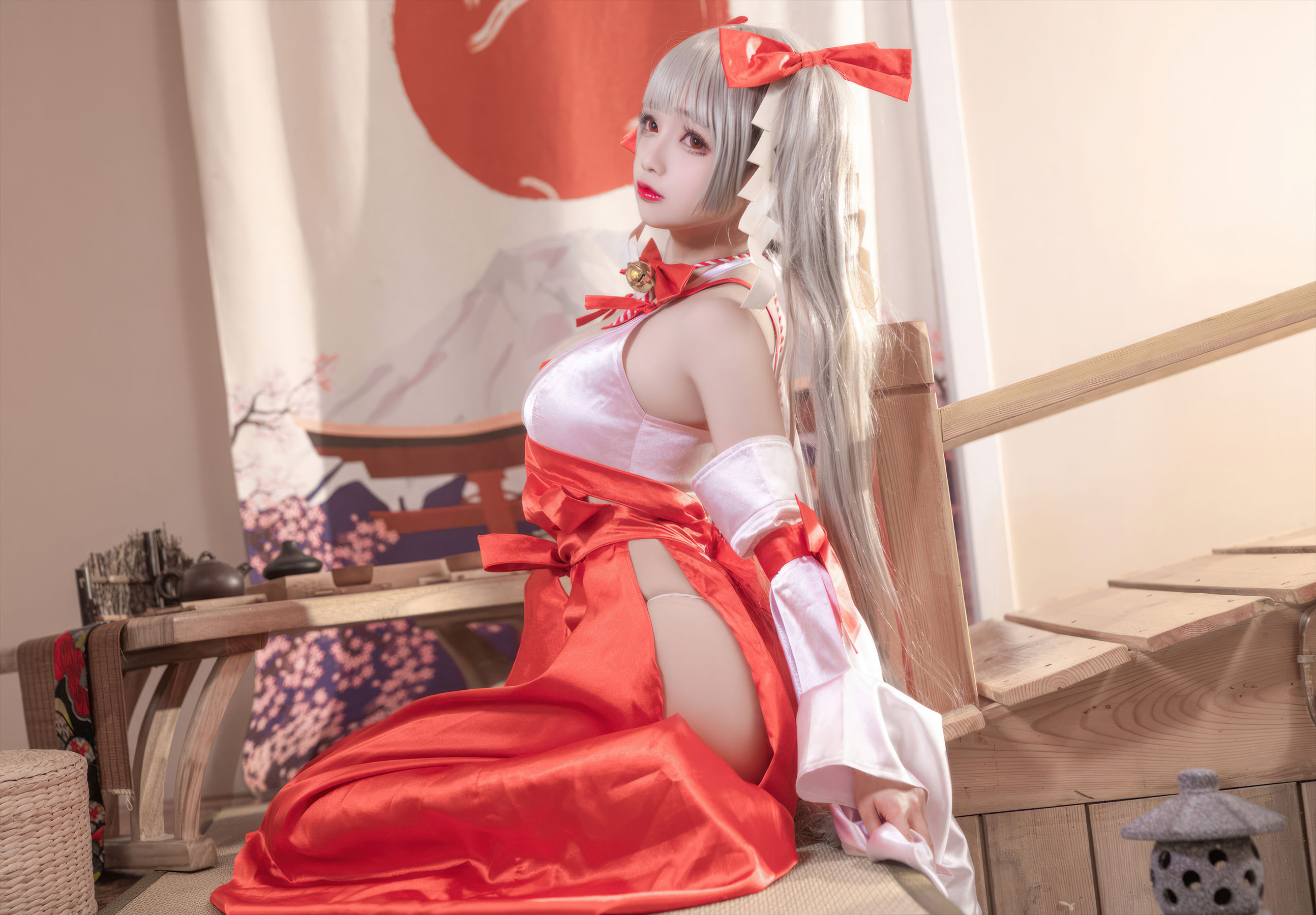 Cosplay 日奈娇 - 碧蓝航线 可畏巫女
